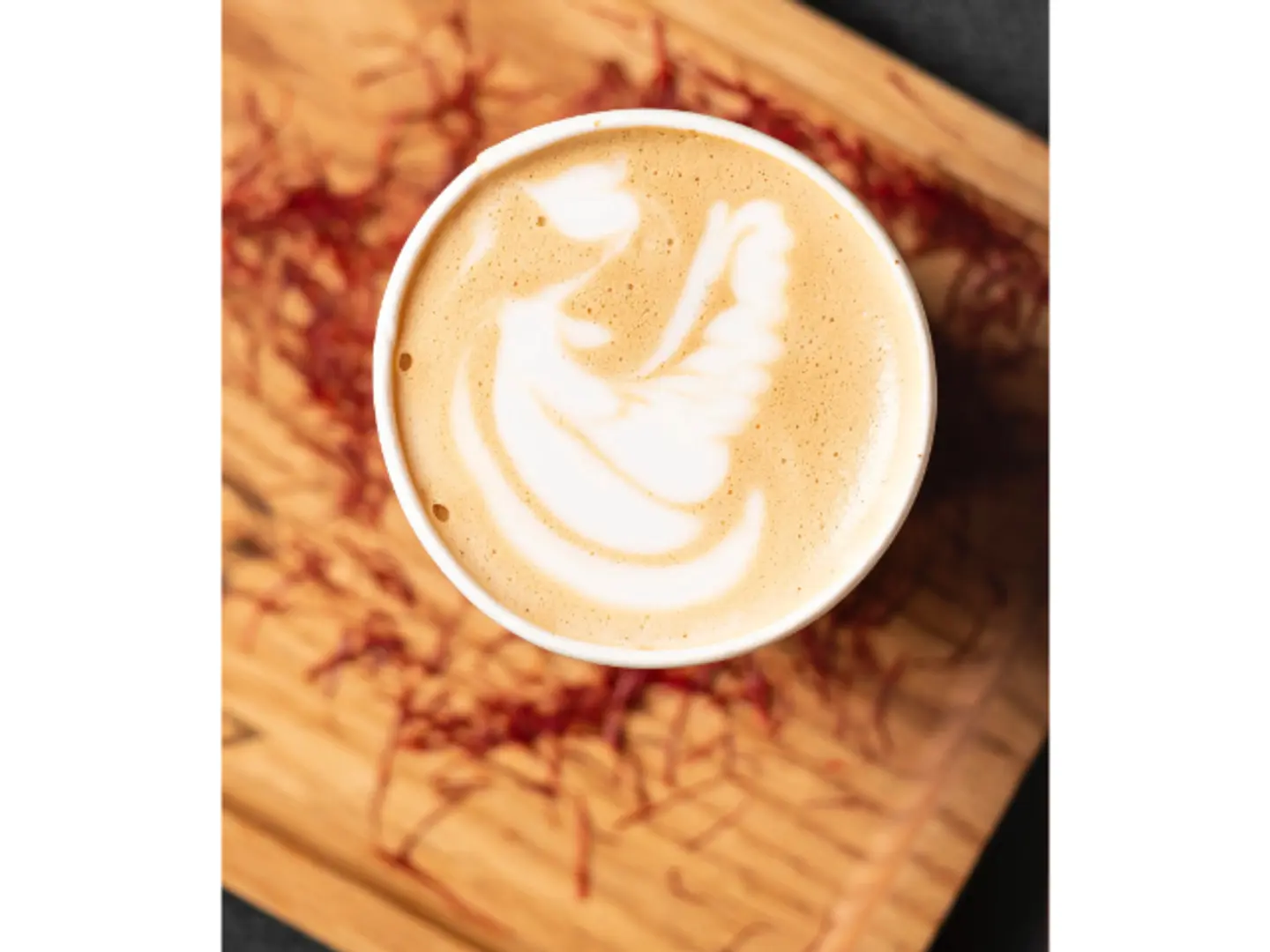 Hot Saffron Latte