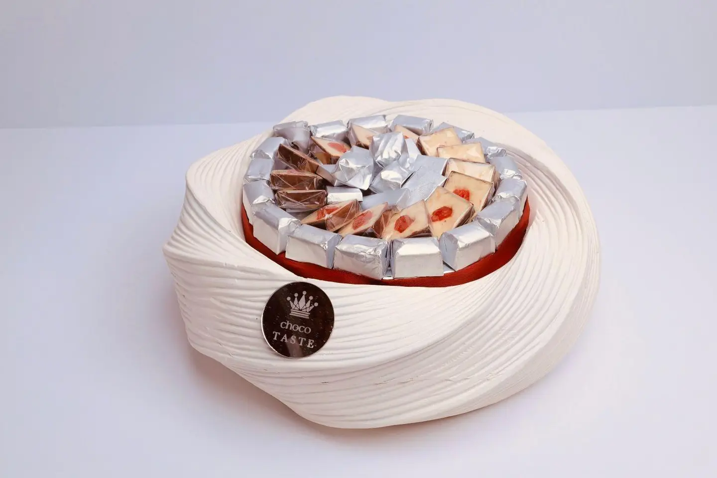 صحن فايبر ابيض