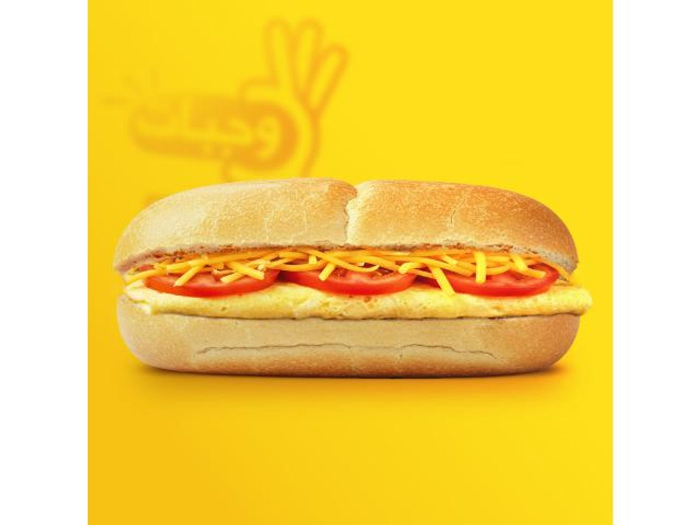 Fried Egg Sandwich With Cheddar Cheese