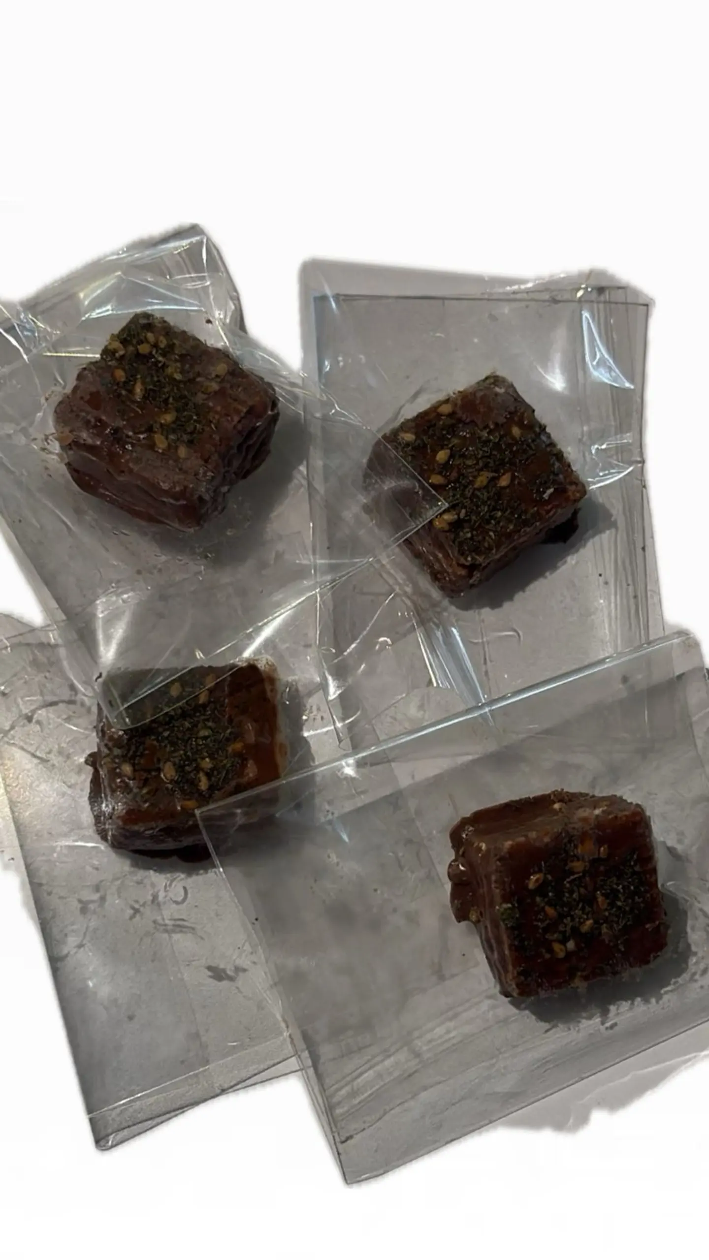 مكعبات الشوكولاته