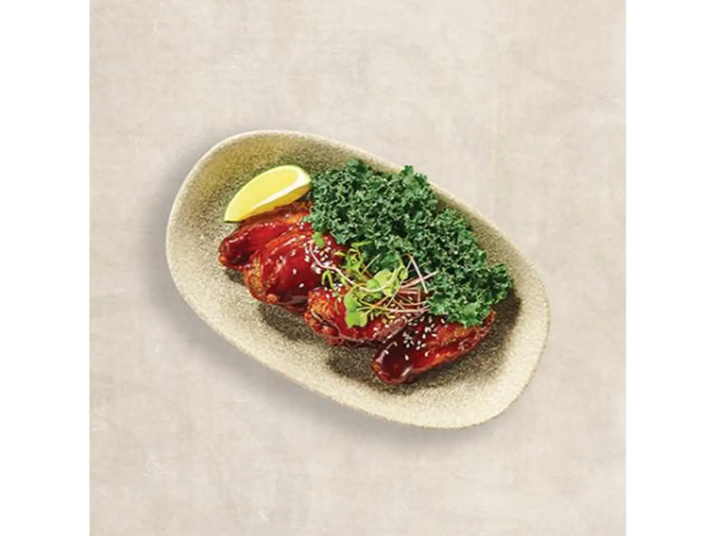 أجنحة الدجاج بصوص الباربيكيو