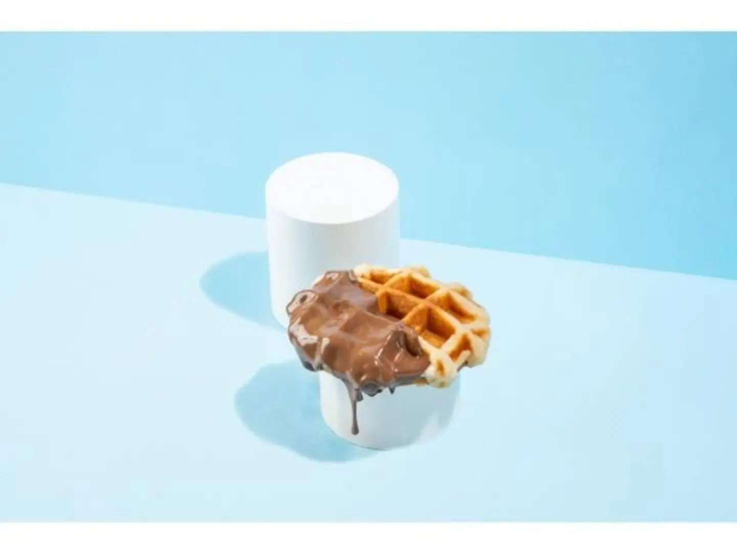 Belgian Waffles With Chocolete