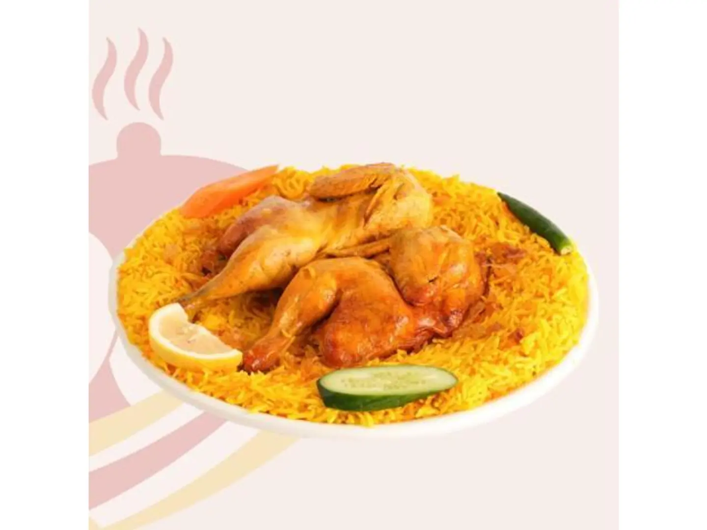 حبة دجاج مندي - رز بيشاور
