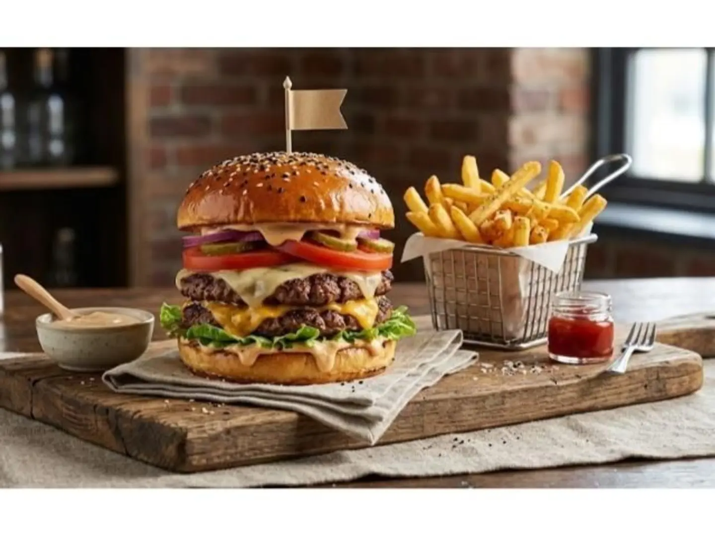 Quarter Beef Cheese Meal