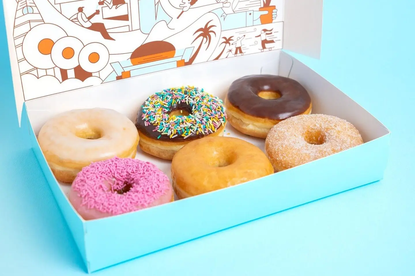 6piece Donut Box