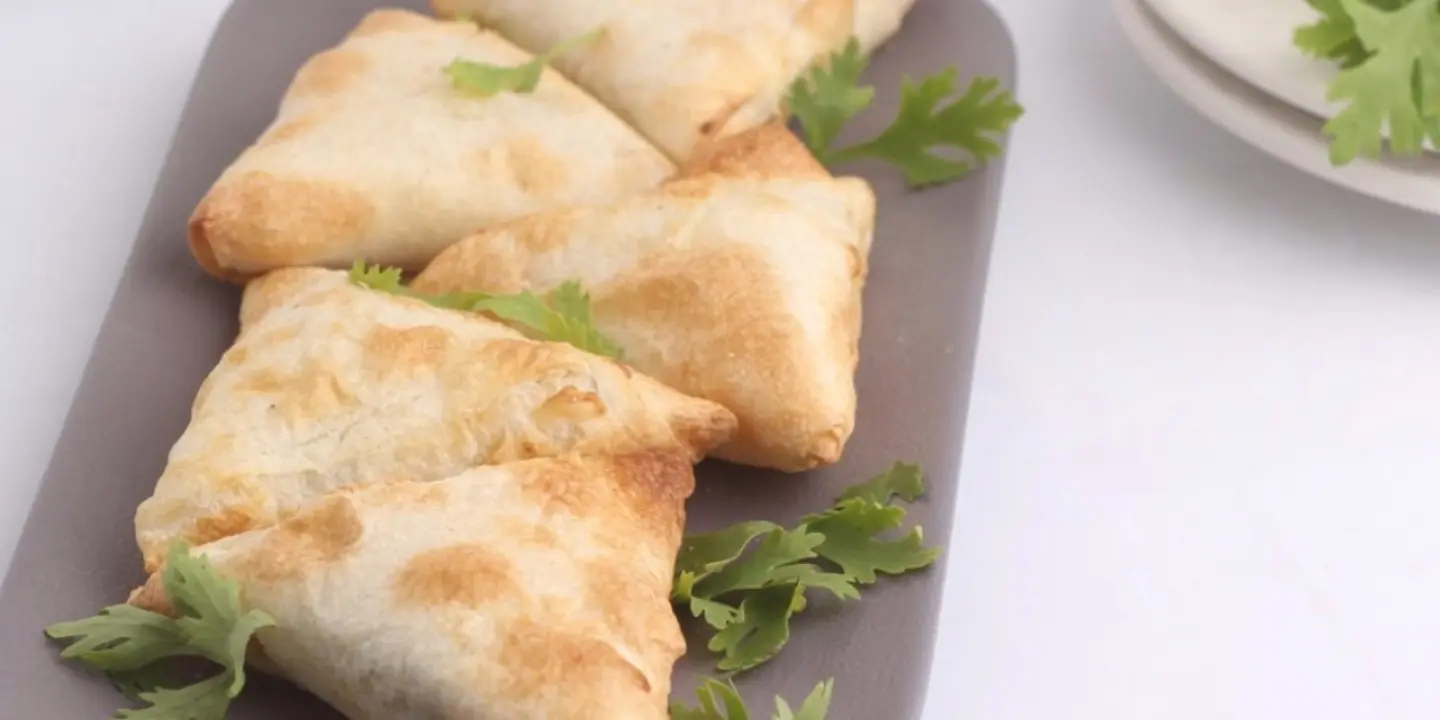 Golden Karak Samosa