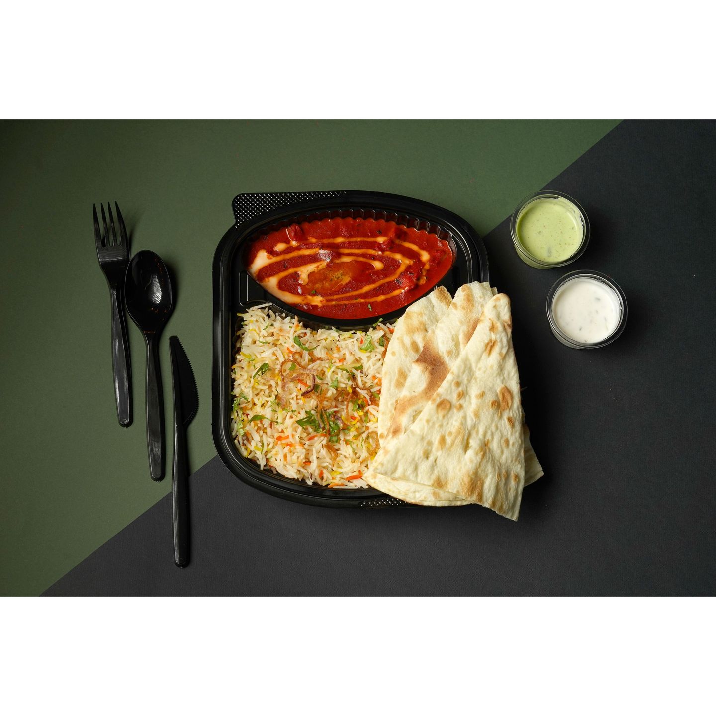 Butter Chicken With Rice Meal