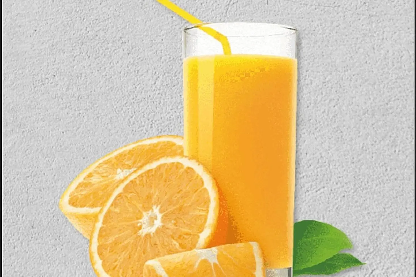 عصير البرتقال الطازج