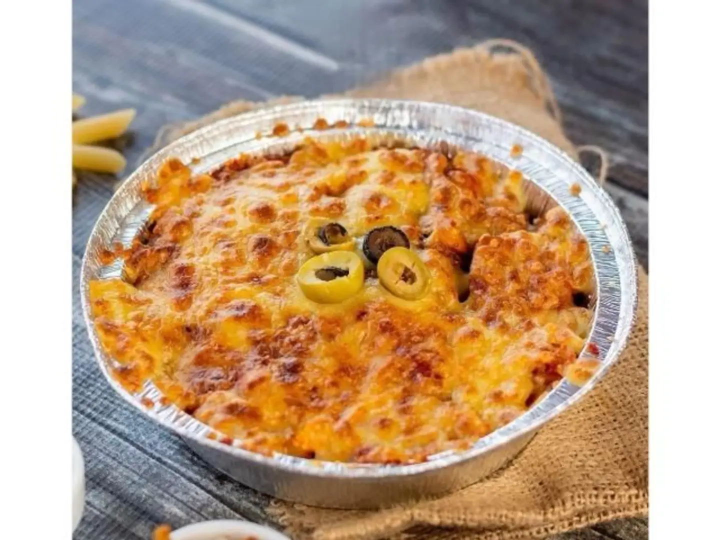 طاجن مكرونة موتزاريلا