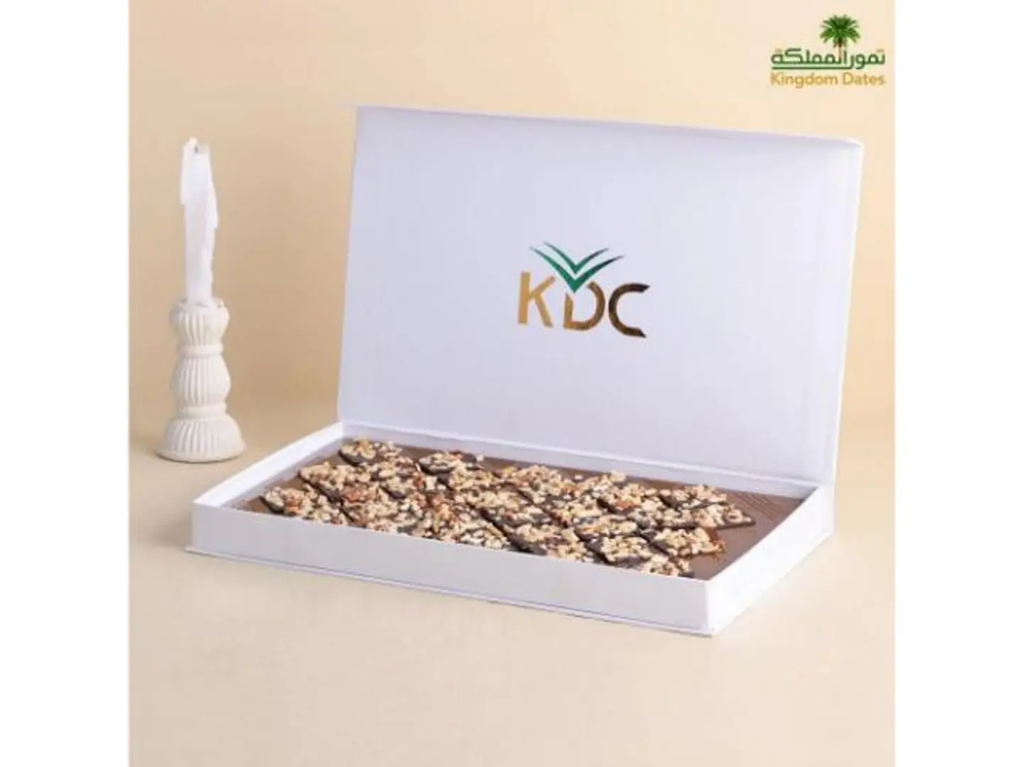 صندوق kDC مجدول زبدة فول سوداني وشكولاتة