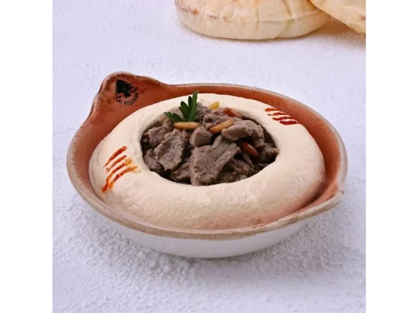 صحن حمص شاورما