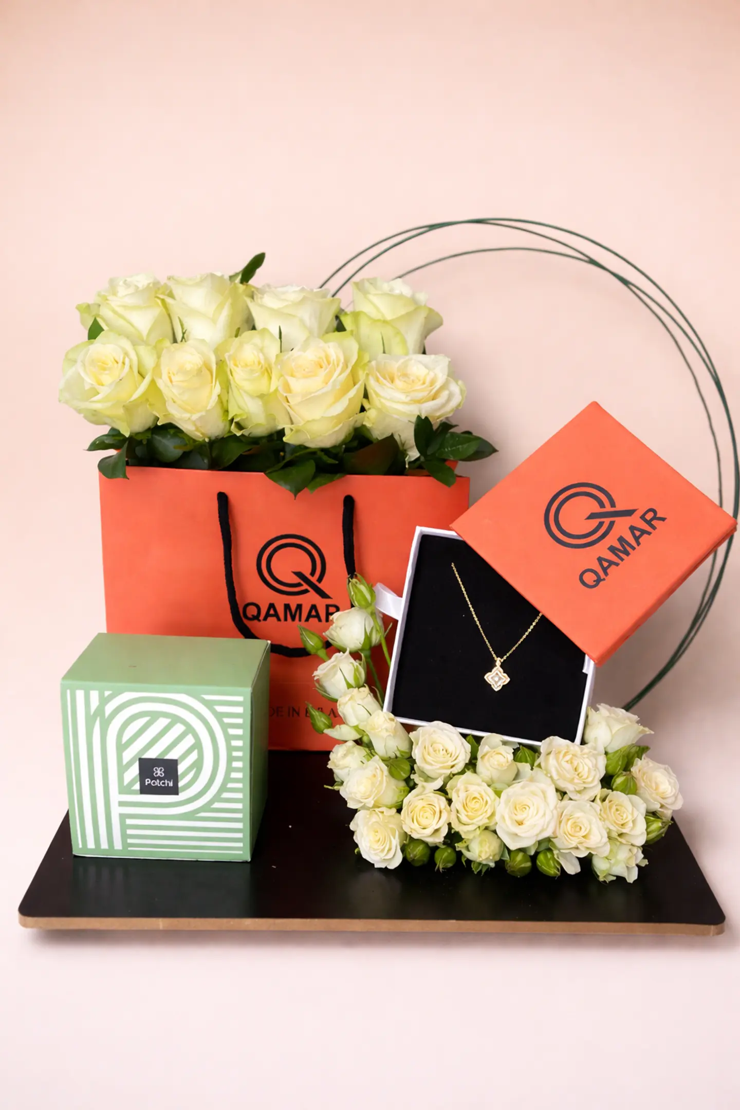 تنسيق سلسال مع ورد 12