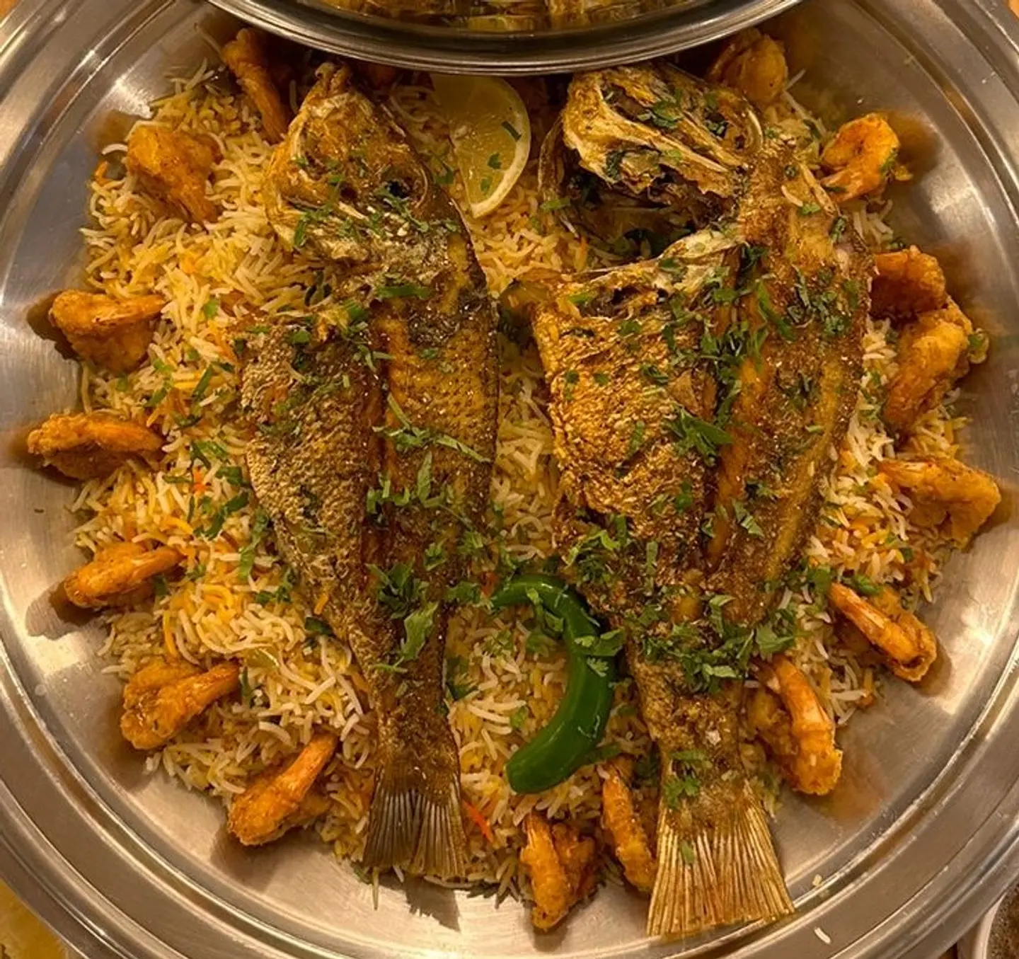 Lethrinus, Anduq And Shrimp Meal