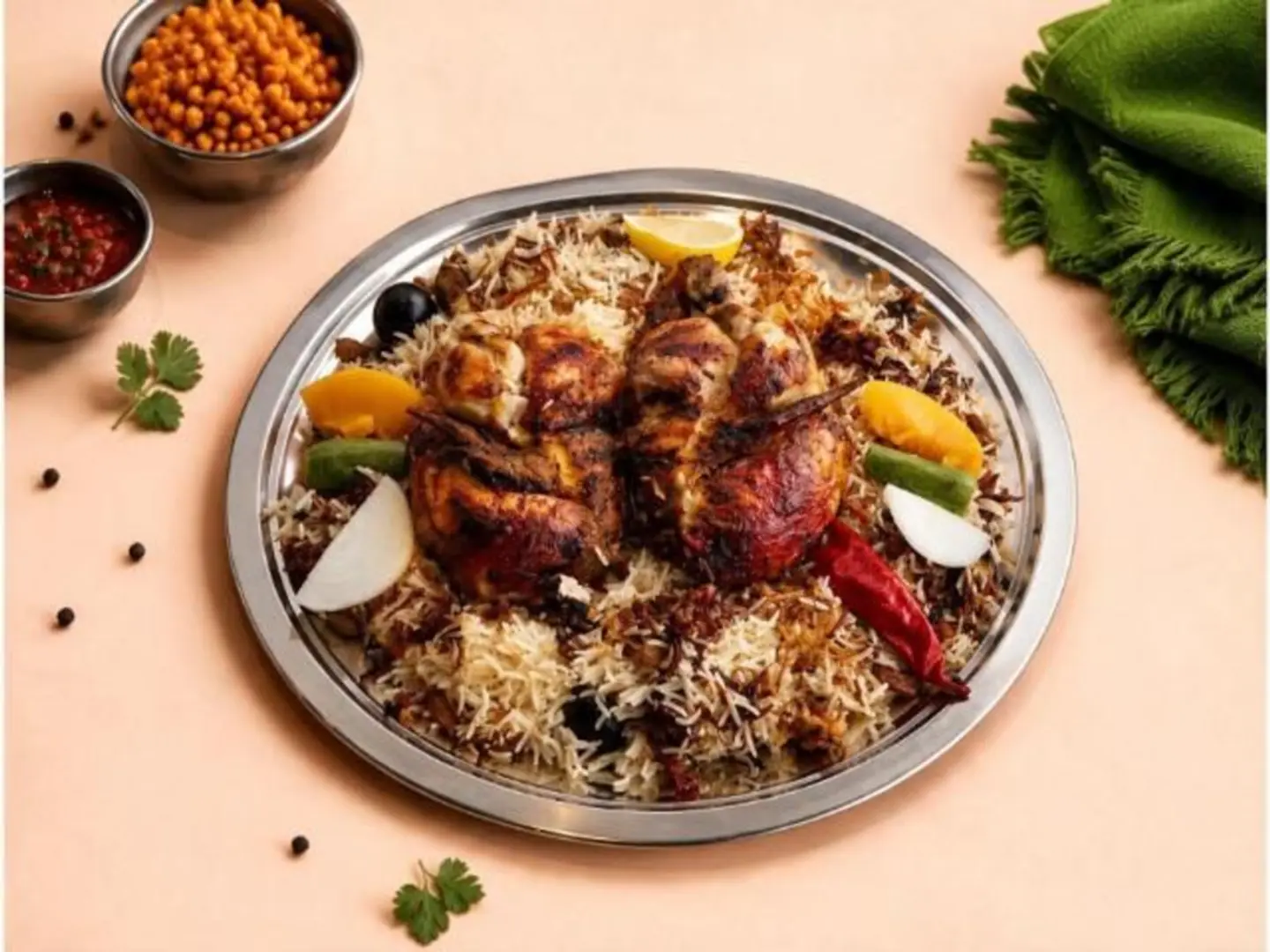 Hajeer Kabsa Whole Chicken