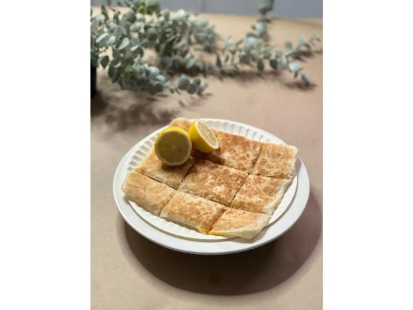 Vegetable Mutabbak With Cheddar Cheese