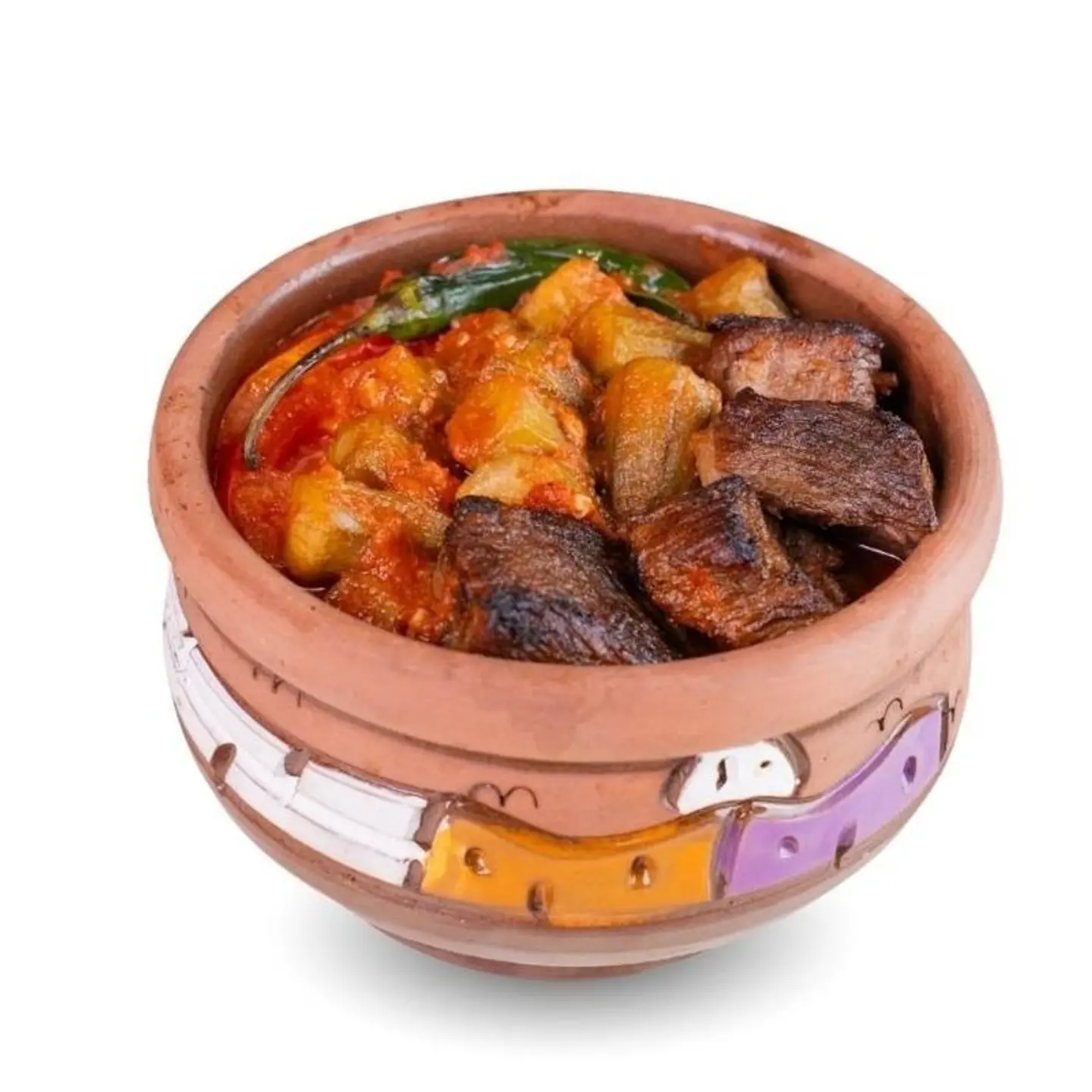 Okra And Meat Tagine