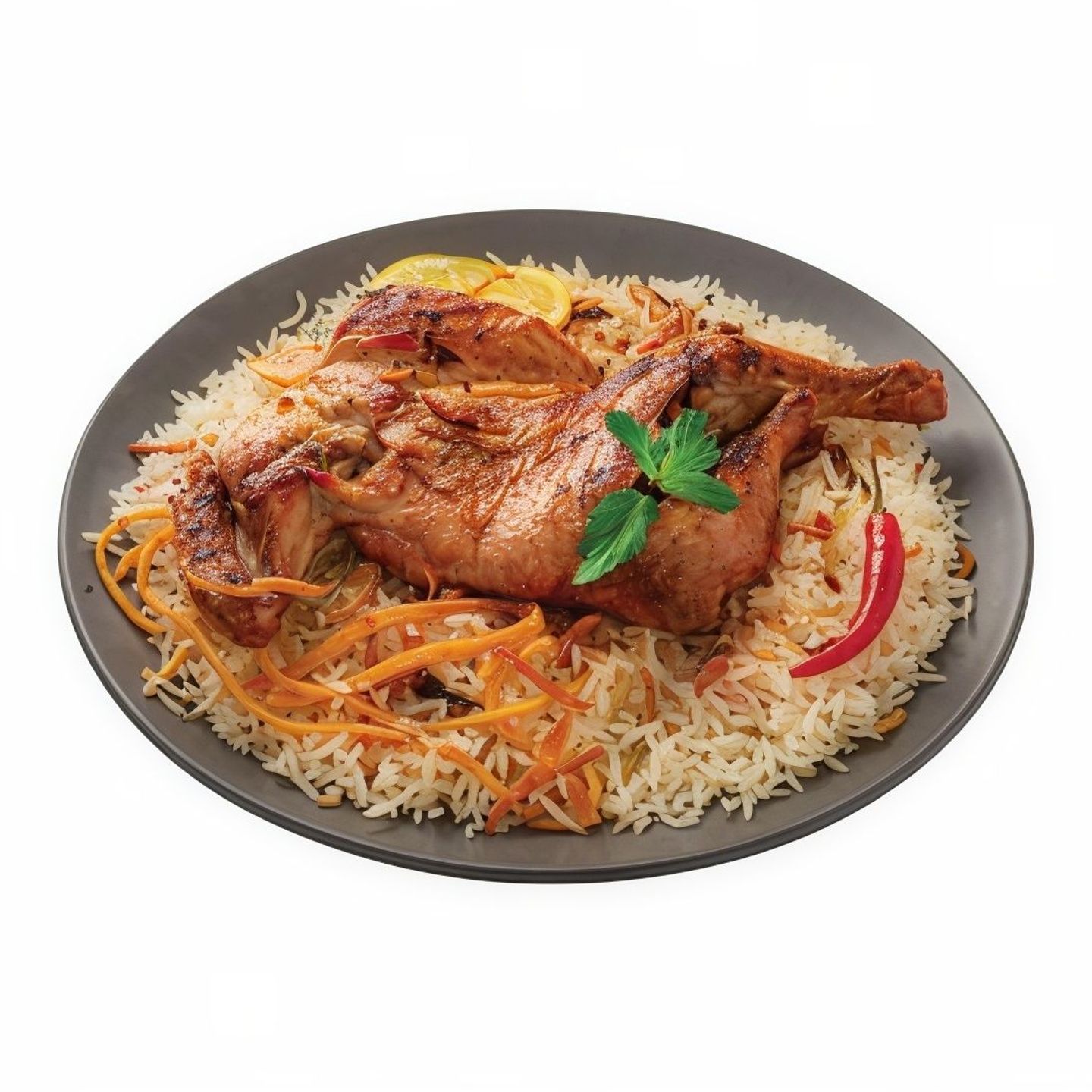 نصف حبة دجاج مثلوثه