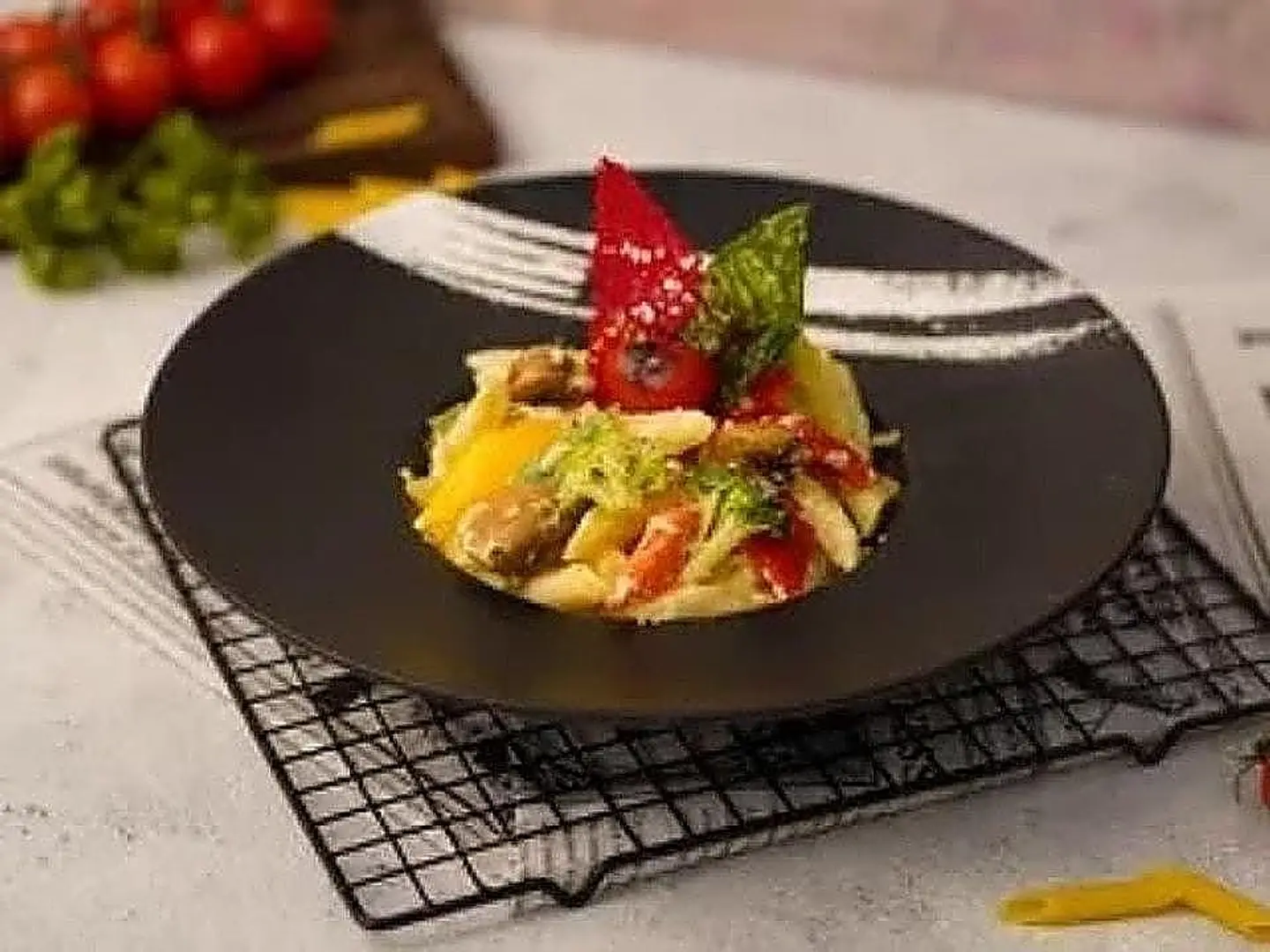 باستا بالخضار