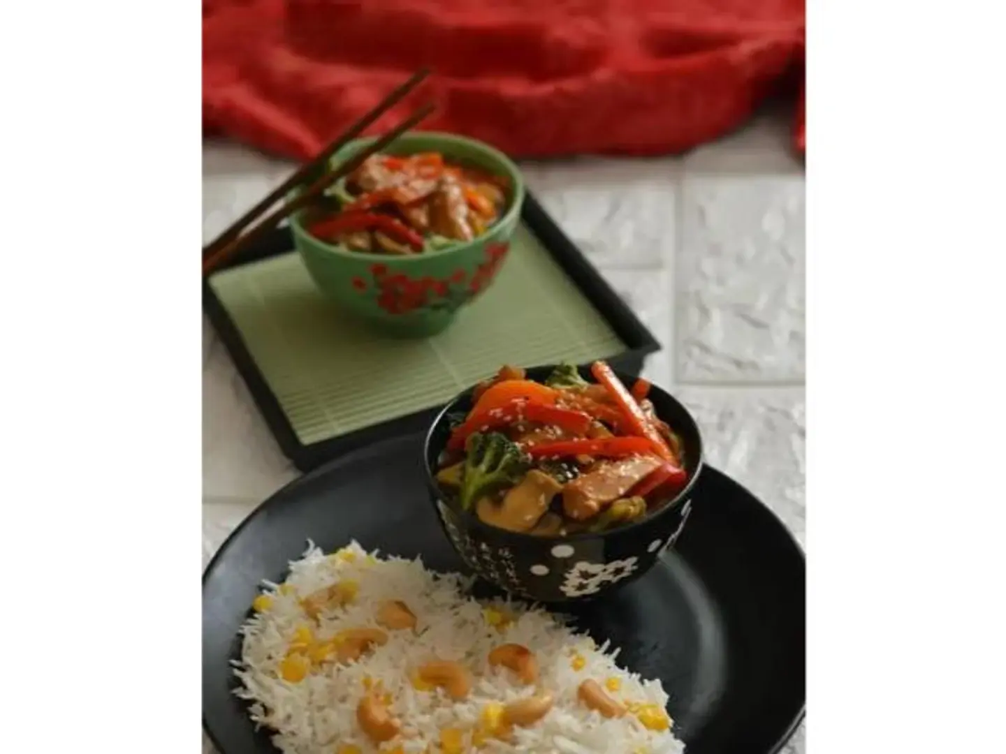 Szechuan Chicken With Rice