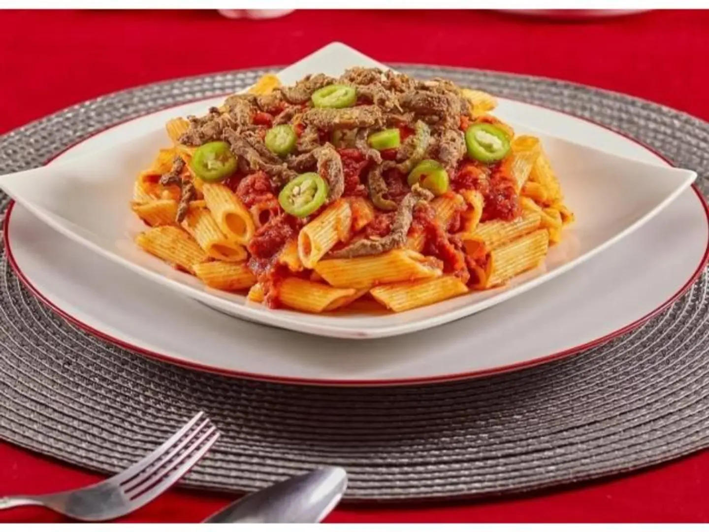 وجبة مكرونة وكبدة بلدي