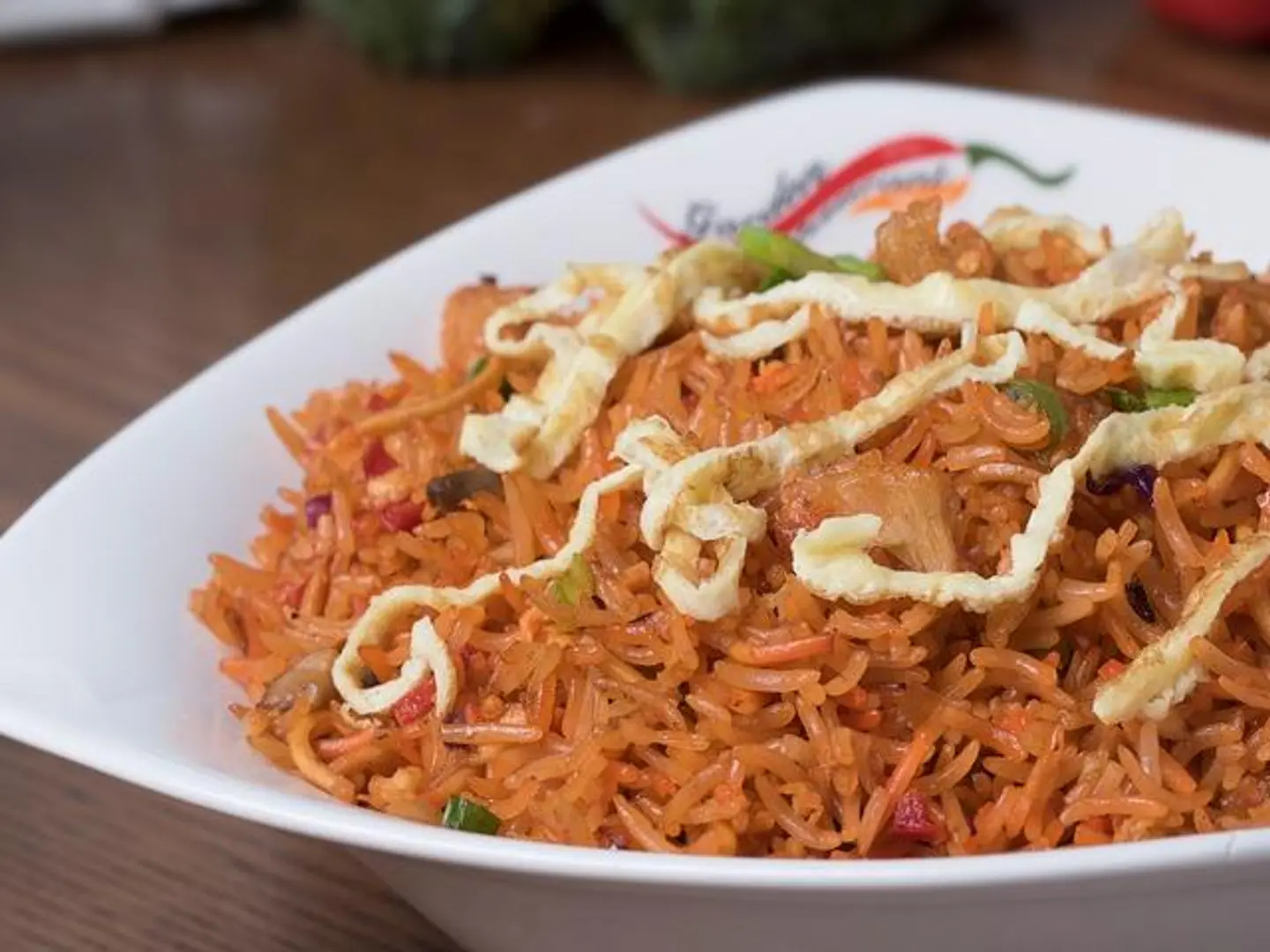 أرز مقلي مشكلة