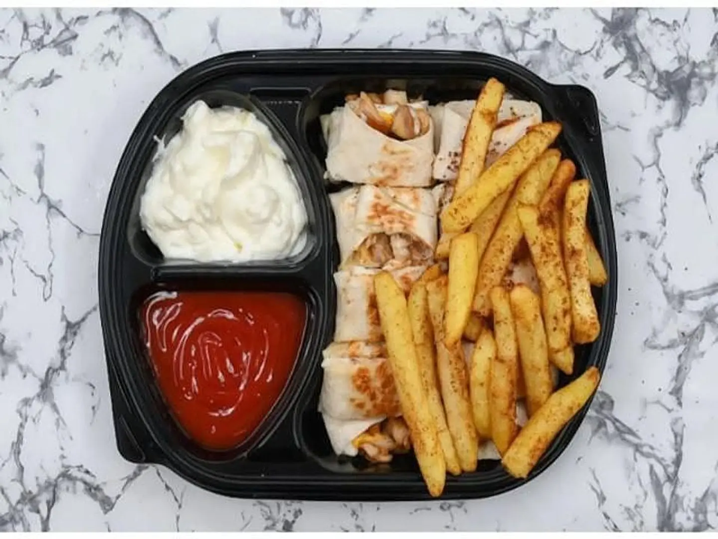 صحن عربي وسط