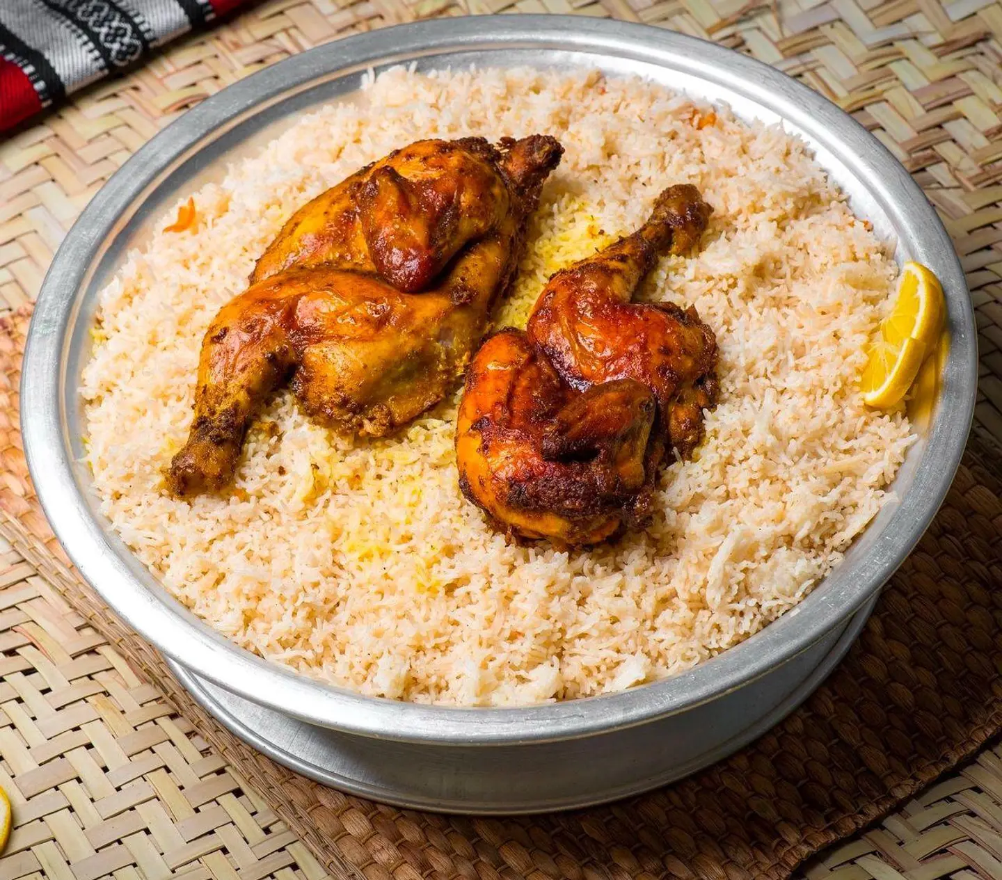 Whole Hasawi Mandi Chicken