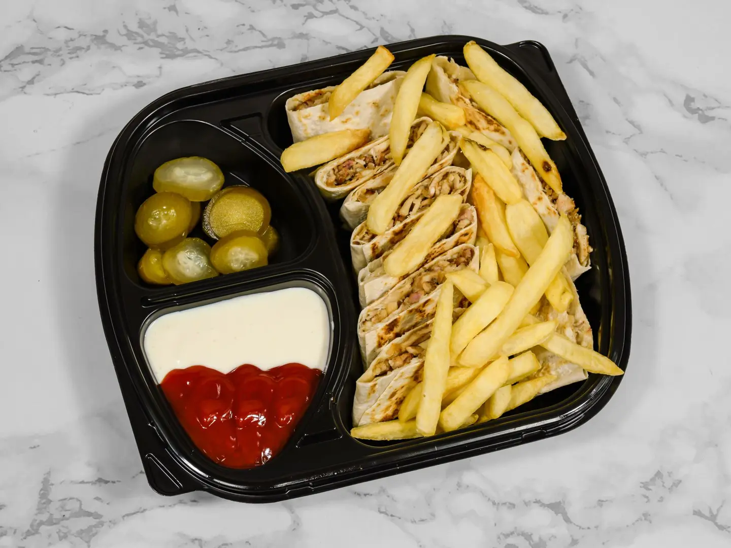 صحن شاورما عربي