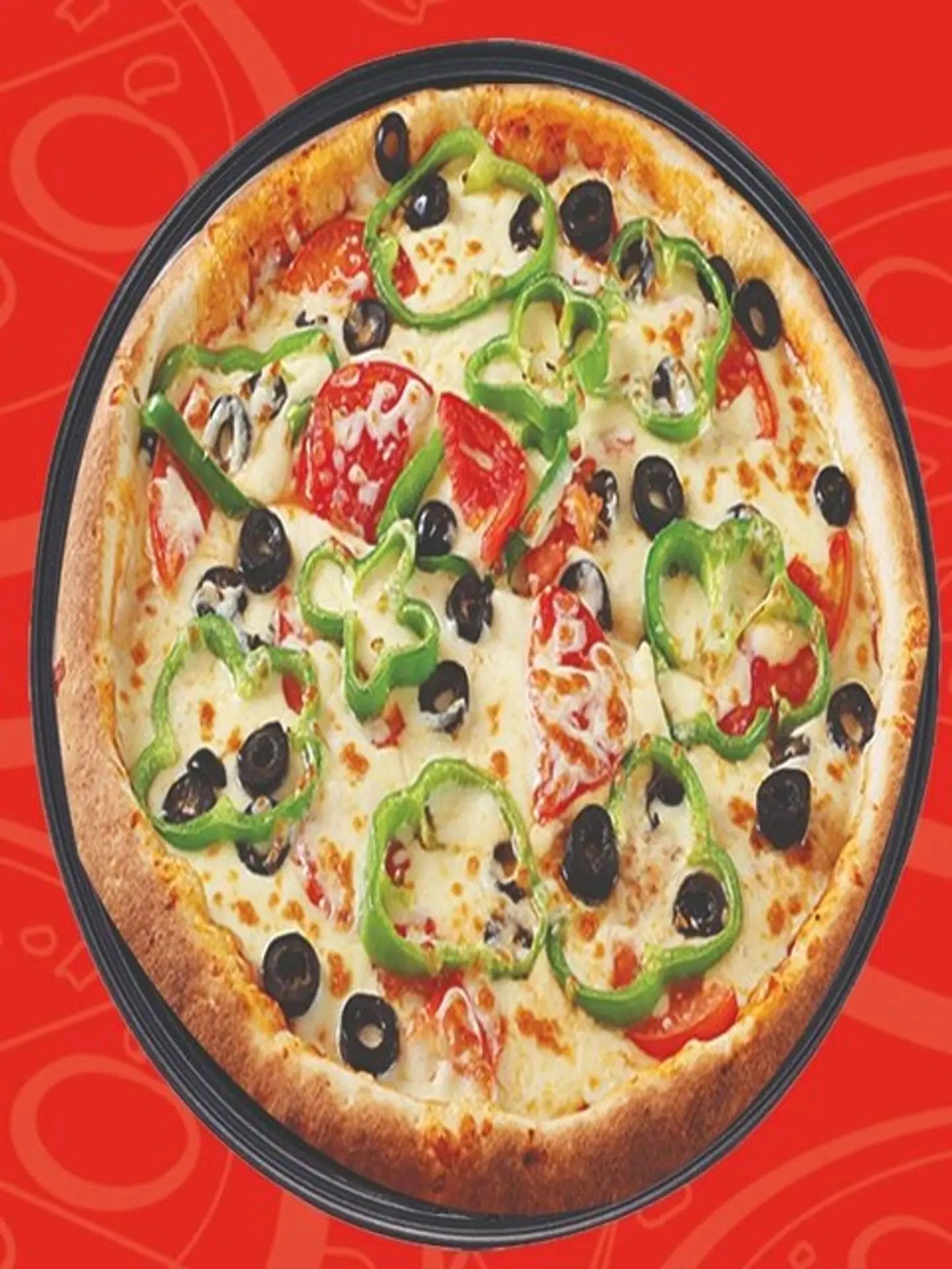 Vegetable With Cream Cheese Pizza