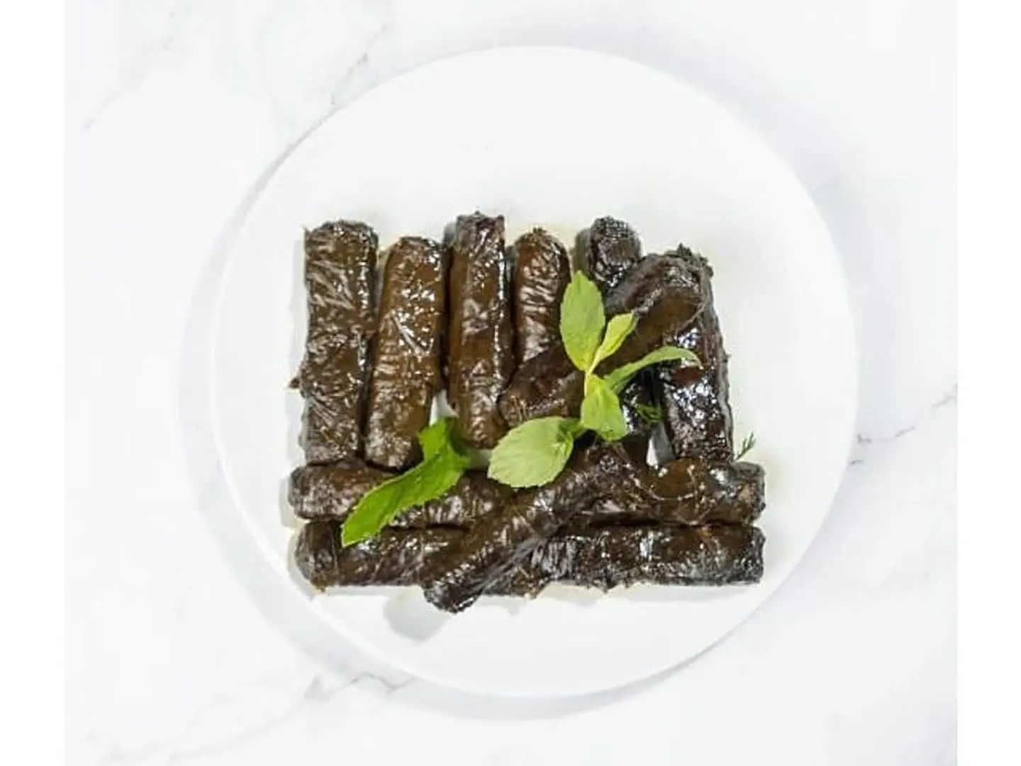 Stuffed Grape Leaves Plate