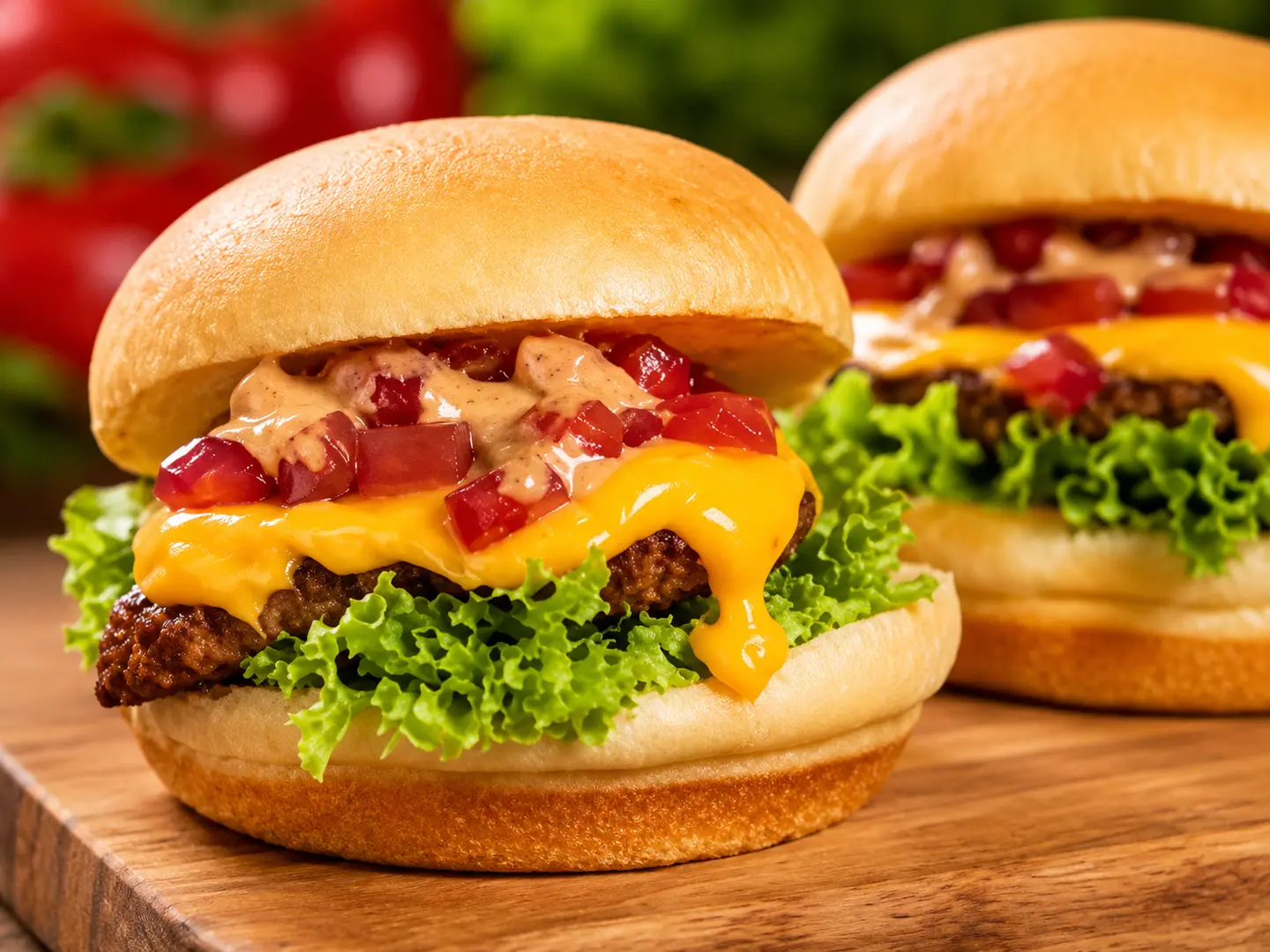 Butcher's Beef Burger With Pomegranate