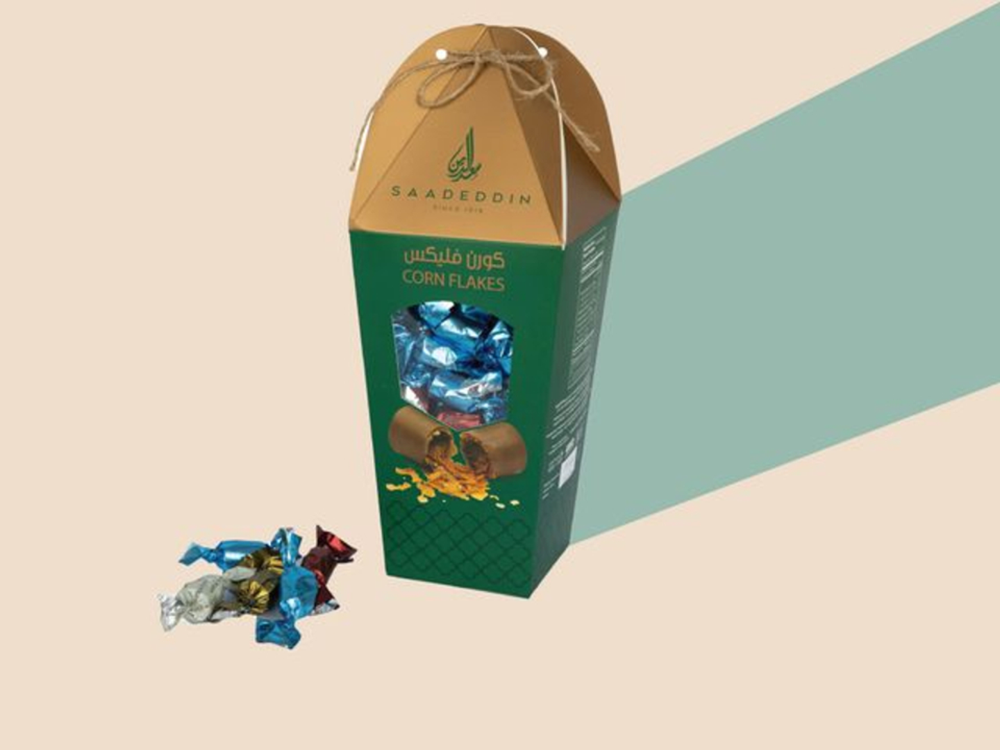 Chocolate Corn Flakes Box Medium