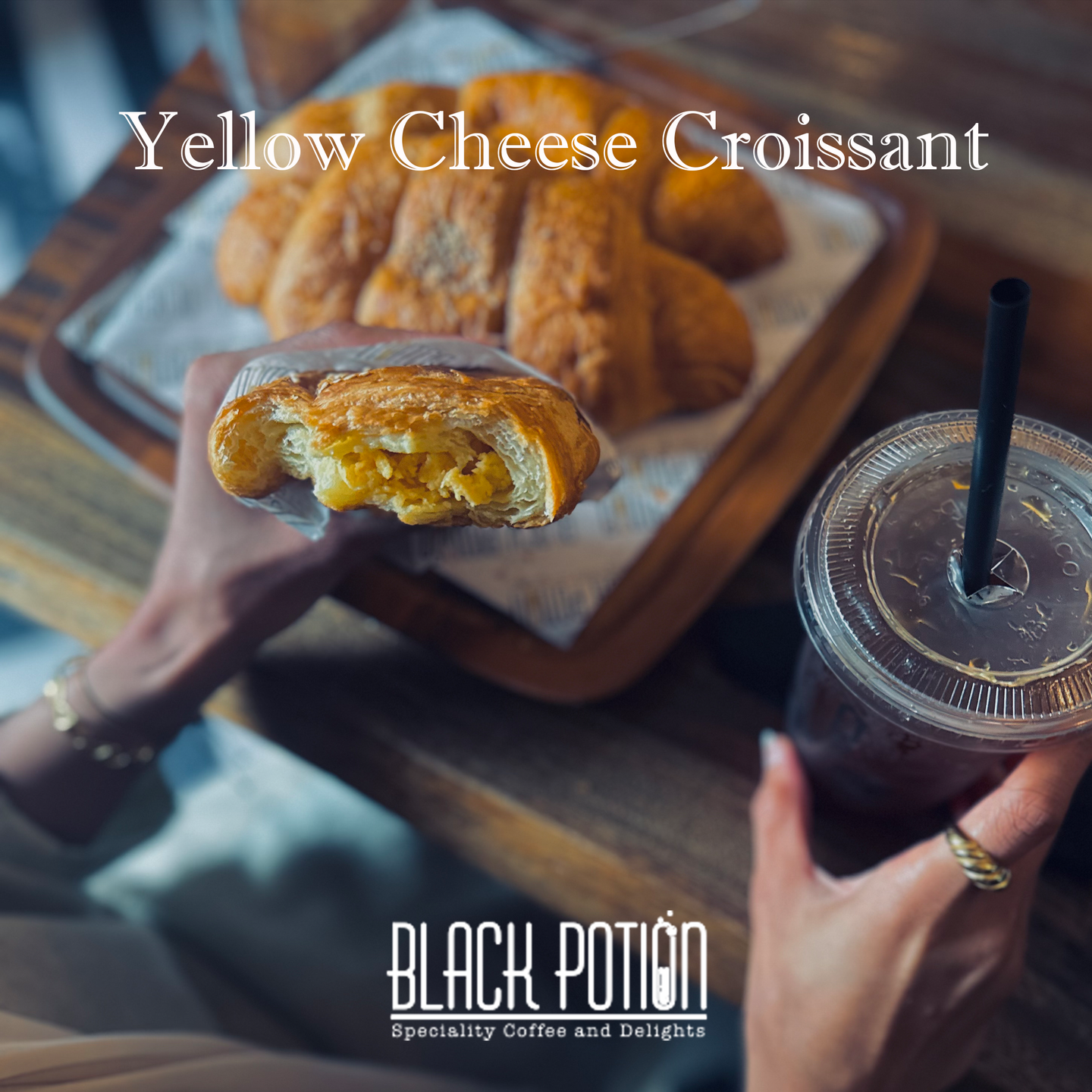 Croissant With Yellow Cheese