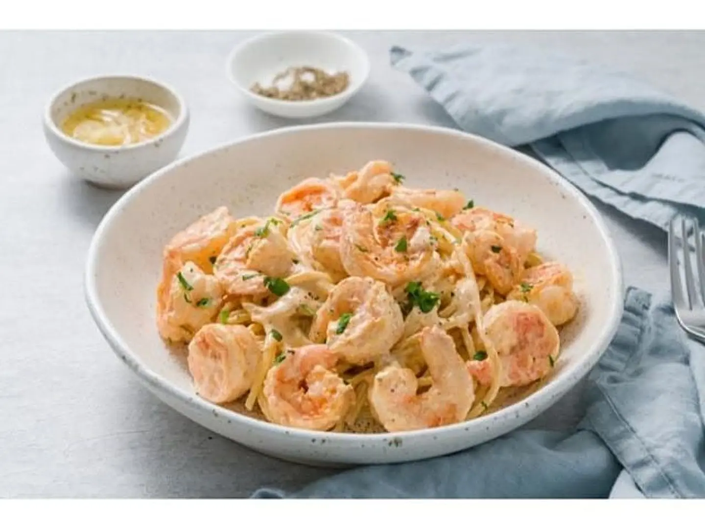 طاجن روبيان طحينة