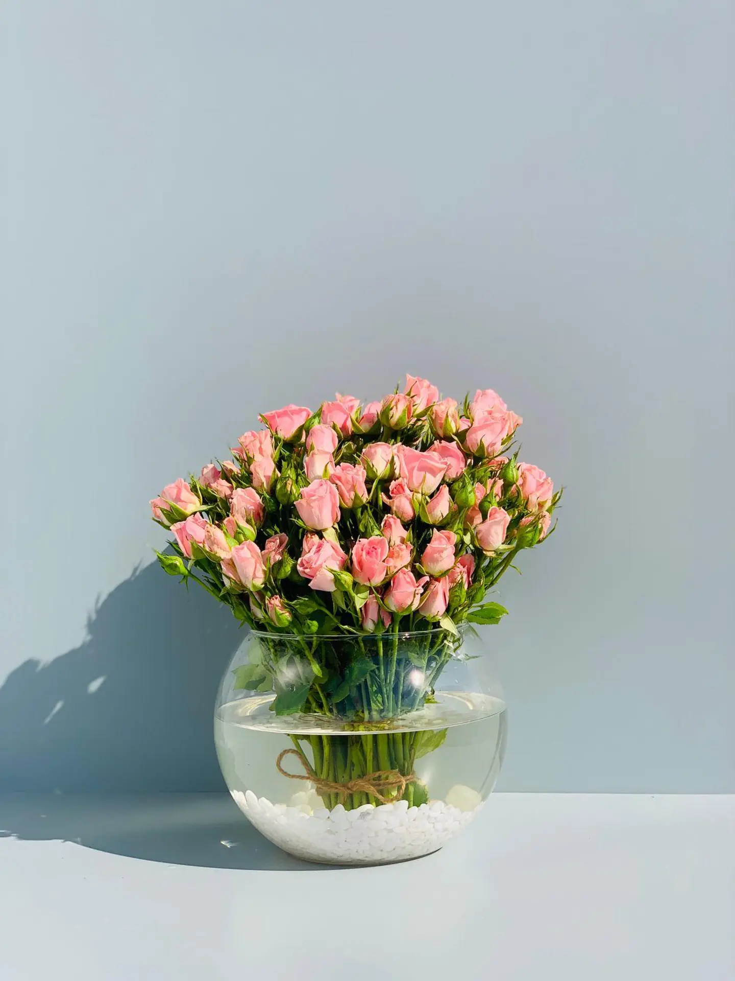 Round Pink Vase