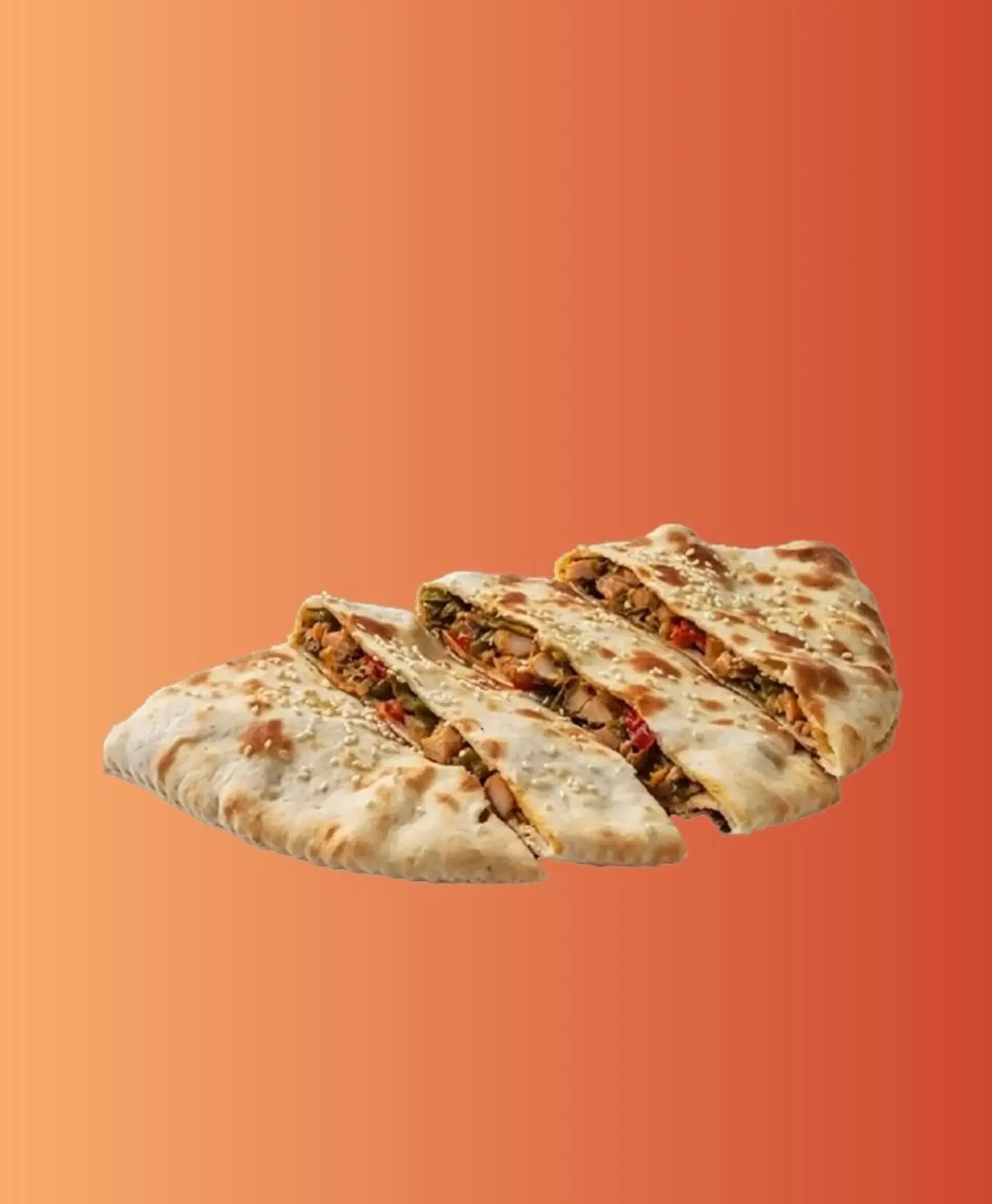Chicken Fajita With Cheese Pie