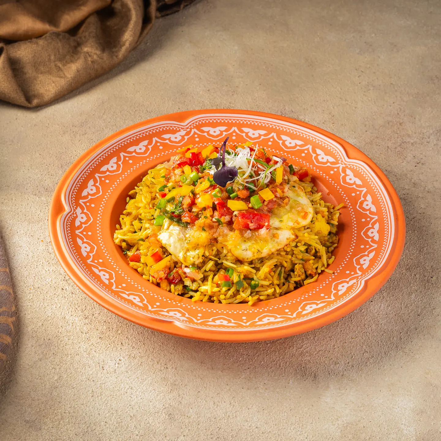 Bhurji Rice With Semi Fried Masala Is The Chef's Specialty