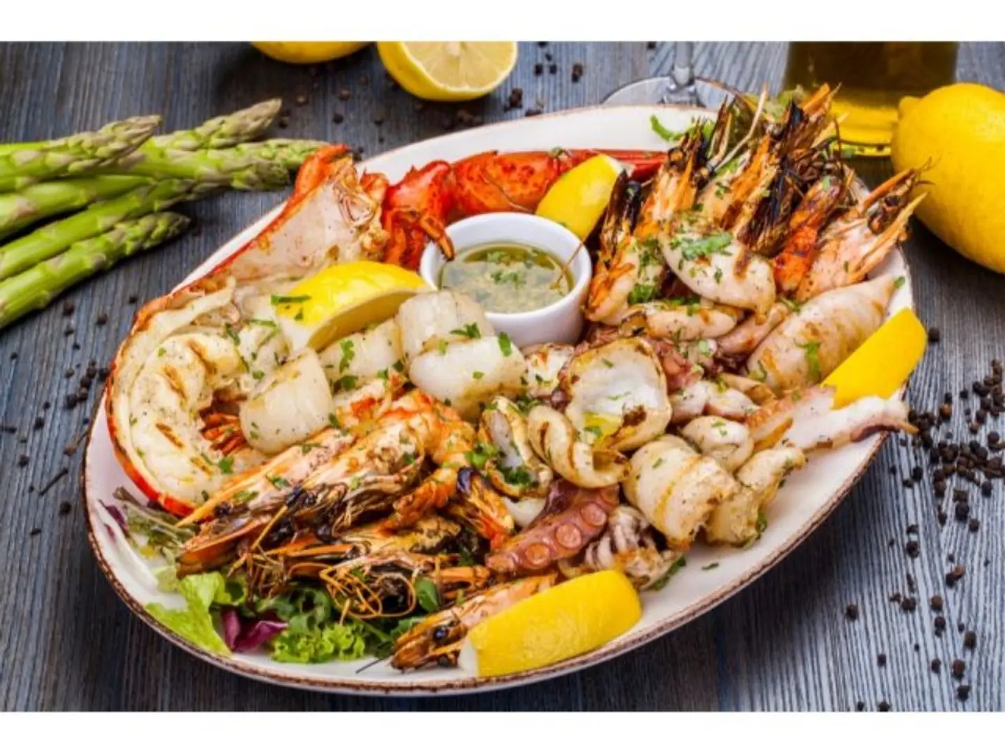 وجبه سي فود مشكل