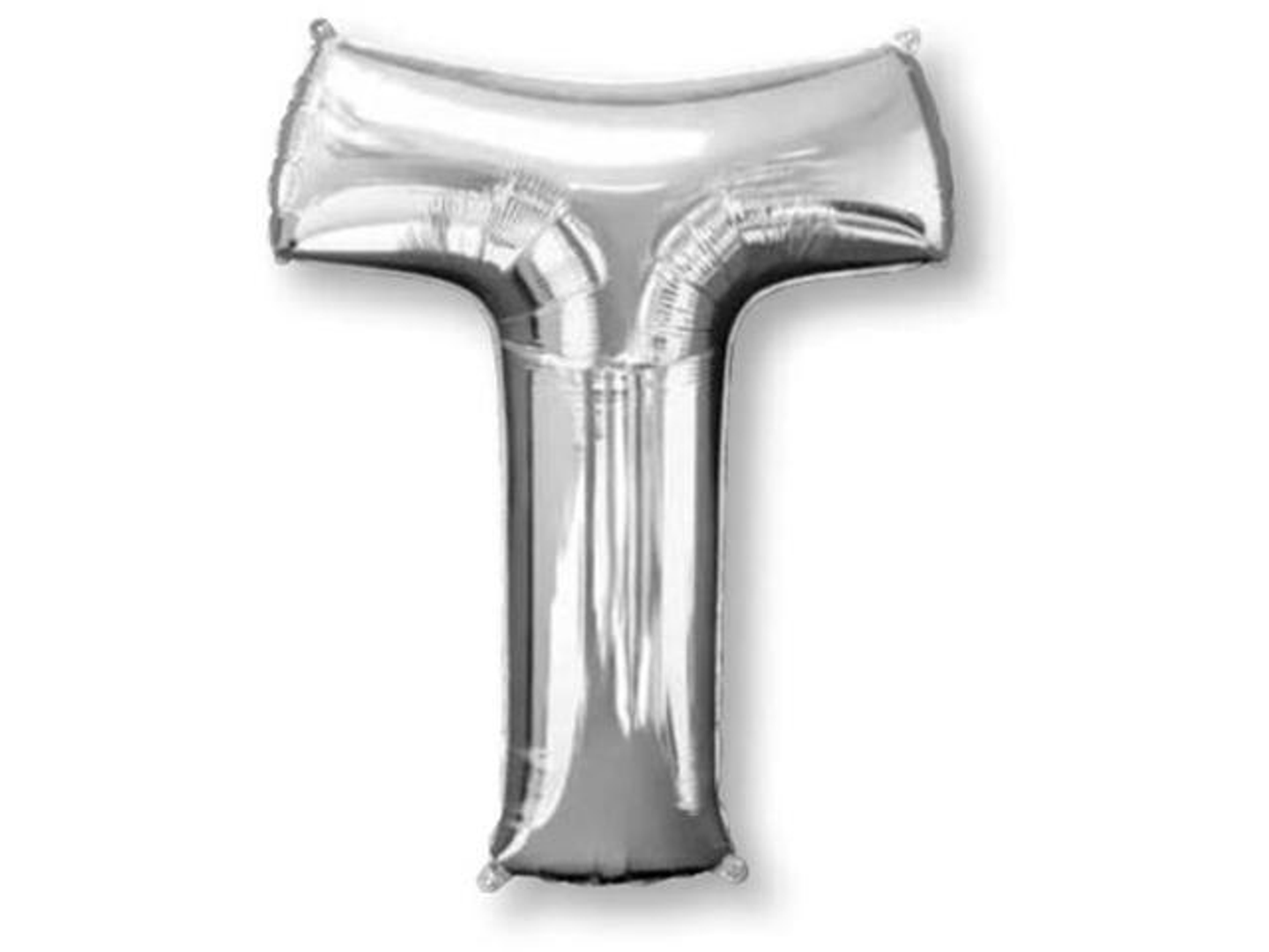 Silver T Balloon