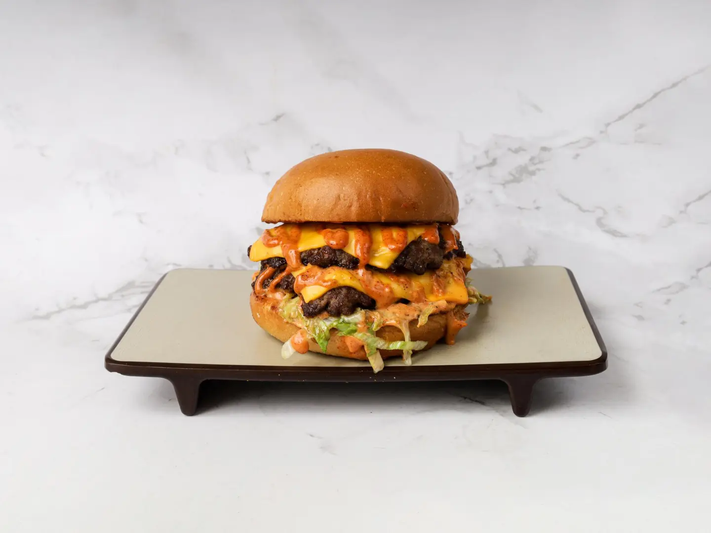 دبل برجر لحم