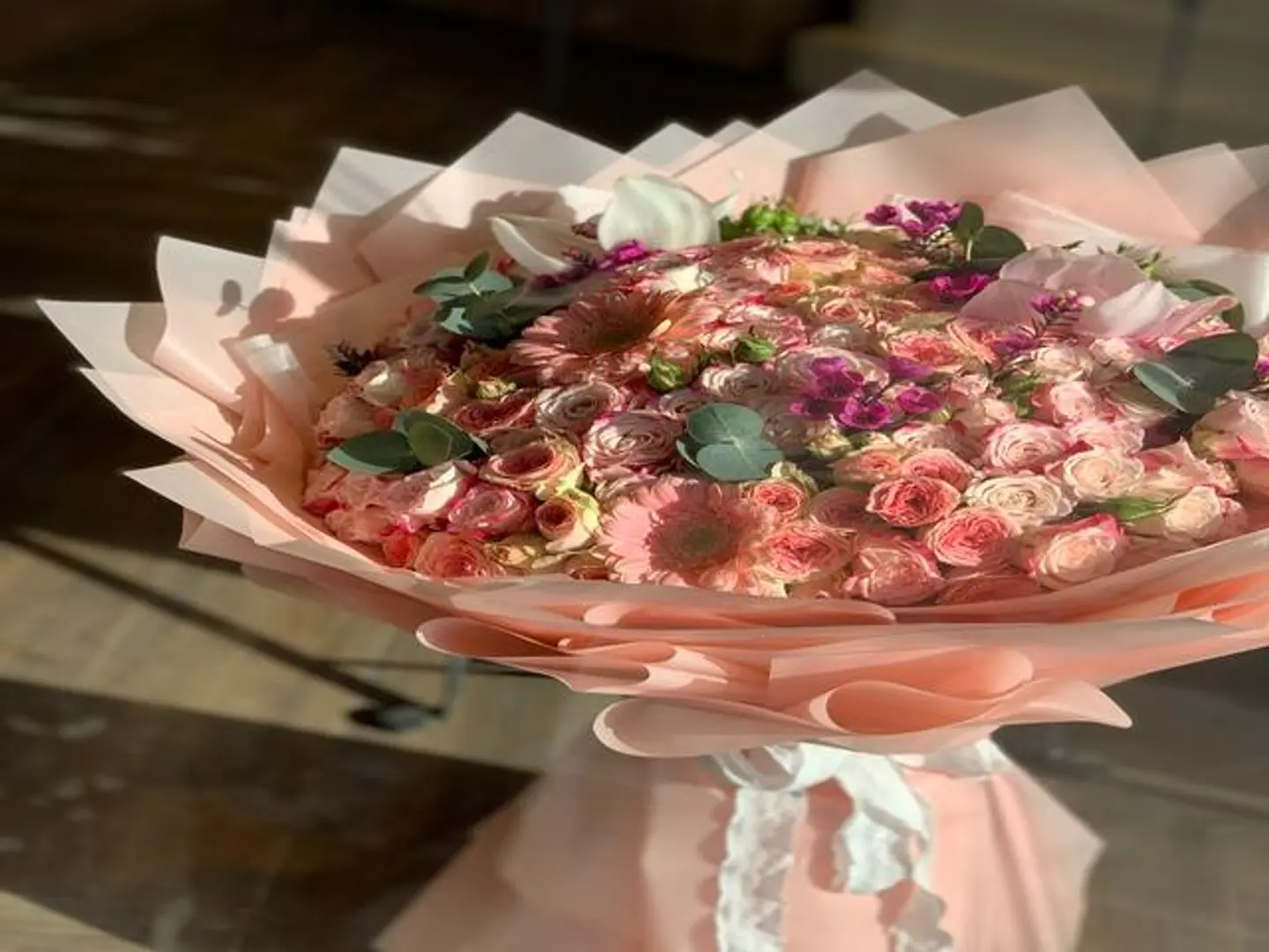 باقة بألوان الباستيل الفاخرة