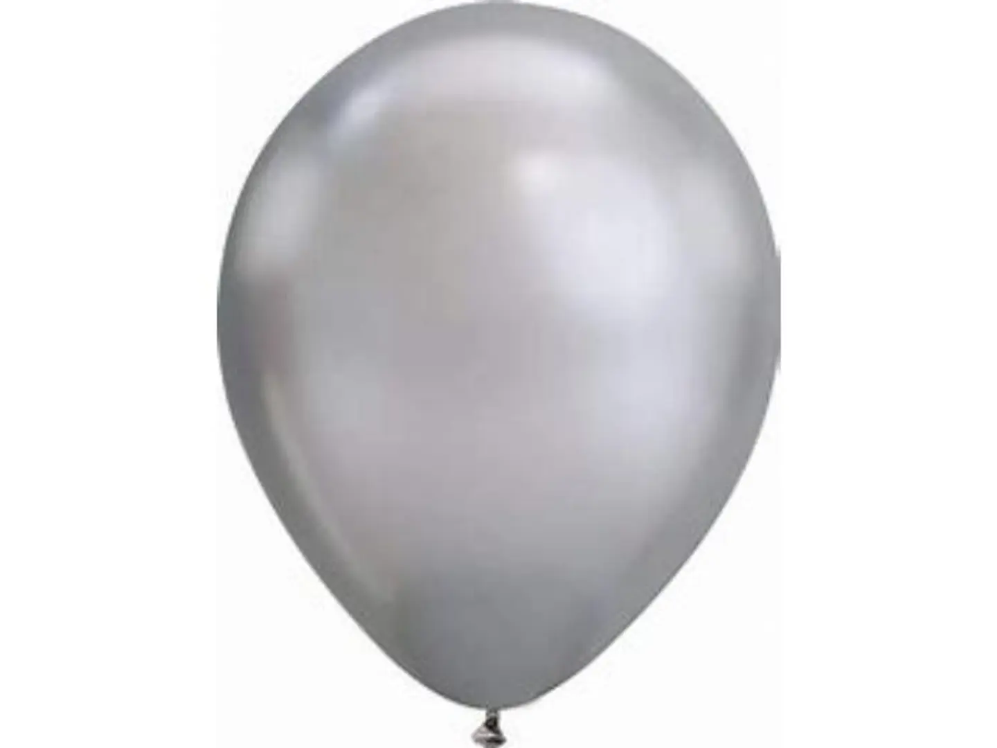 Silver Helium Balloon