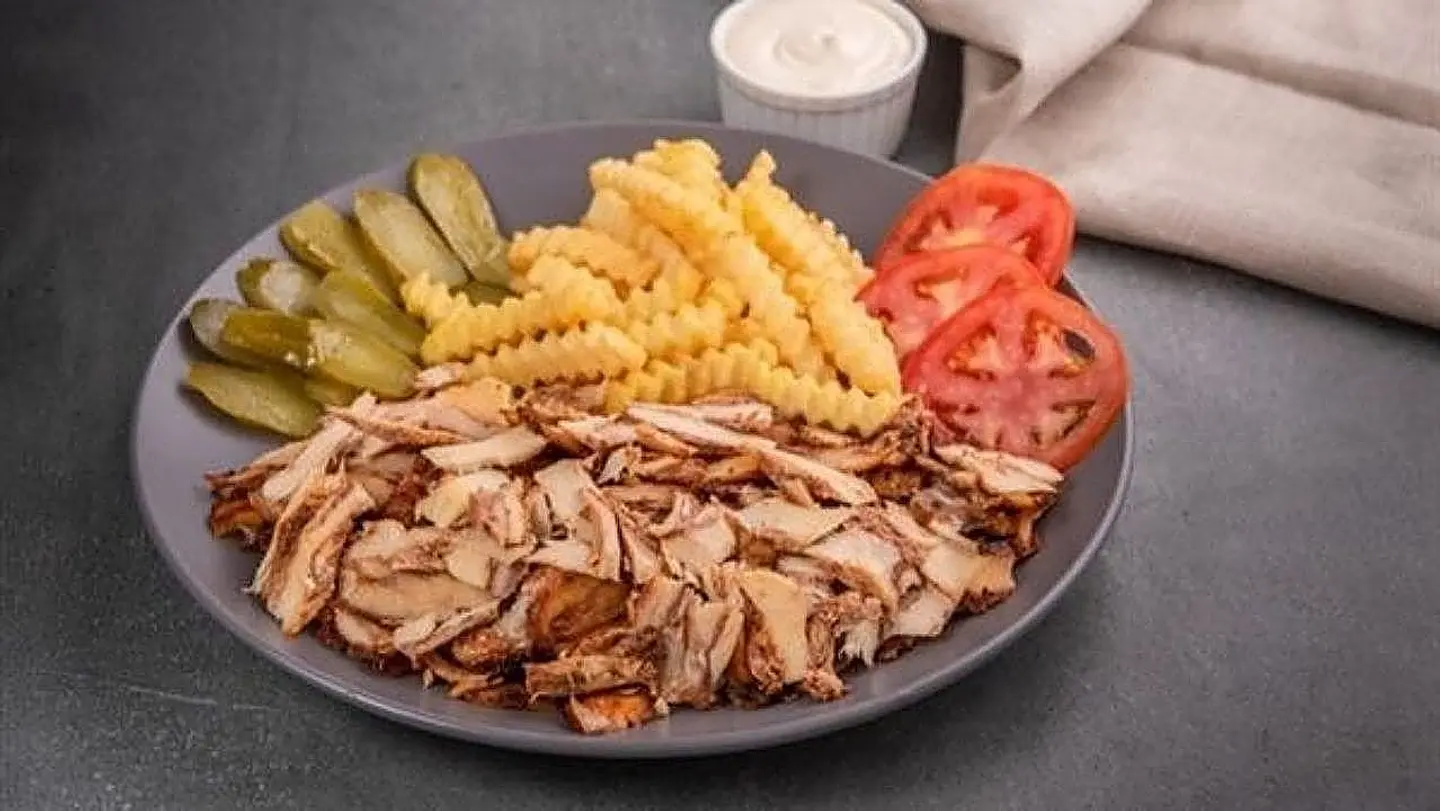 صحن شاورما فرط