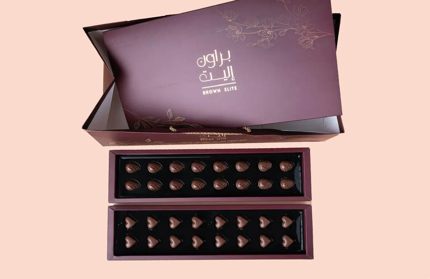 Belgian Chocolate Brown Elite – Peanut, Caramel & Pistachio Kunafa