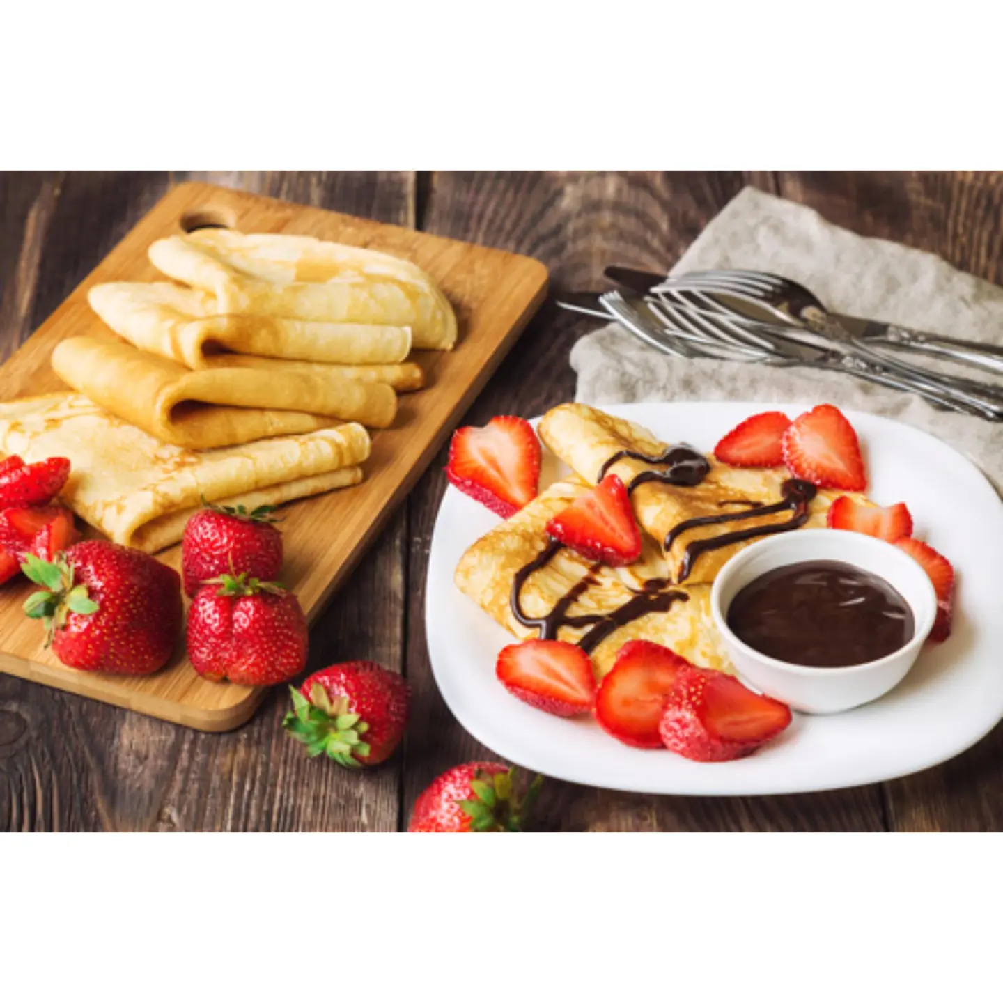 كريب شوكلاته بلجيكي فراولة