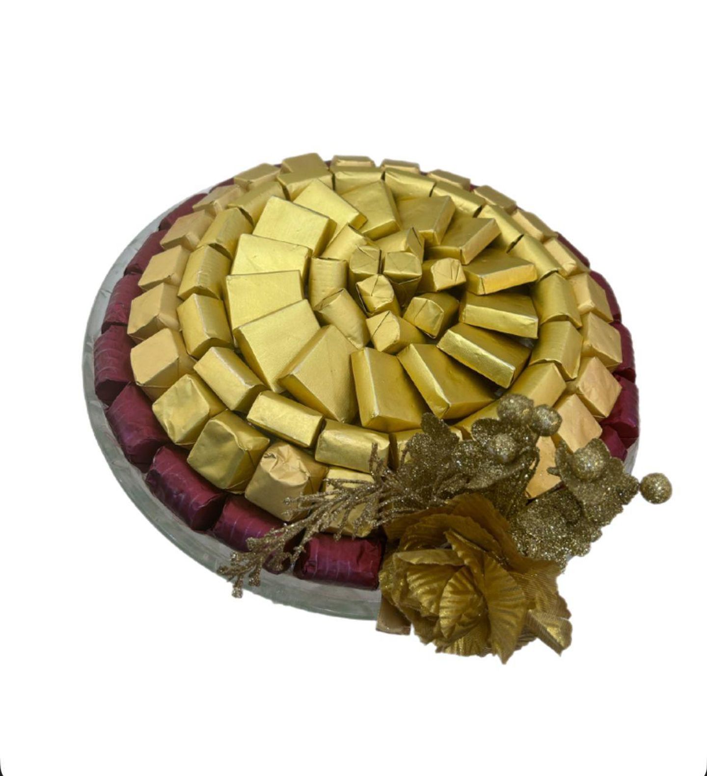 Crystal Wrapped Belgian Chocolate Vase