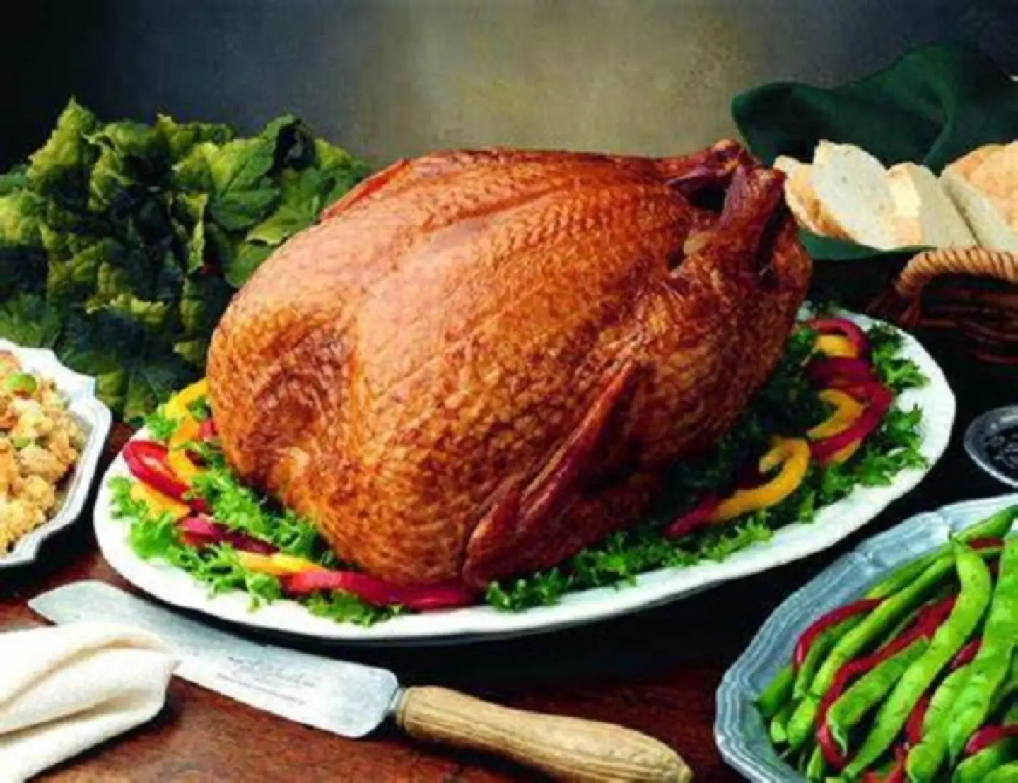 ربع بط مع رز و خضار