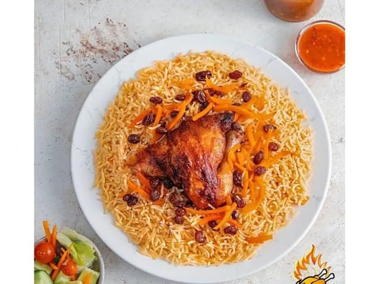 Quarter Rotisserie Chicken With Rice