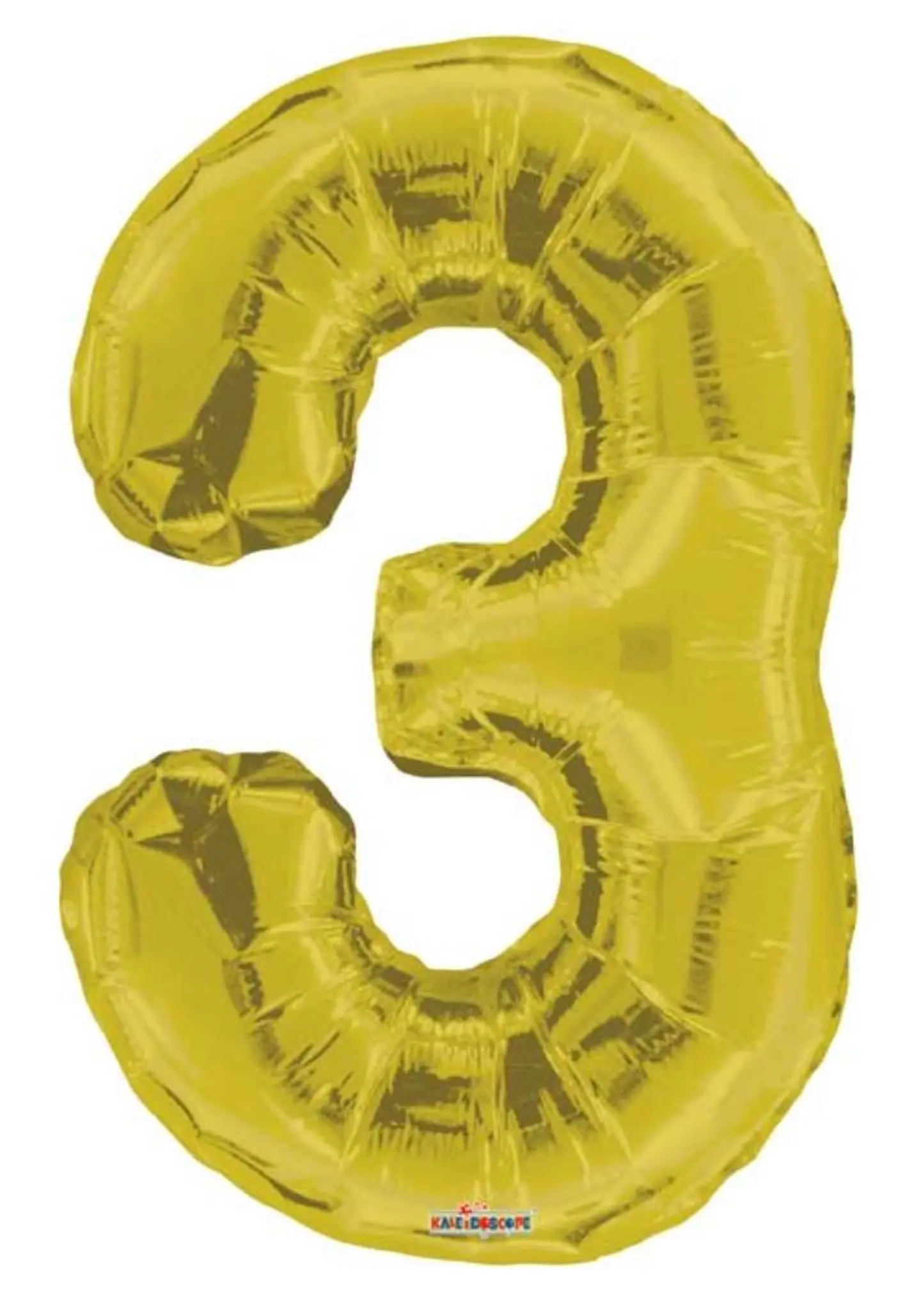 بالون رقم 3 ذهبي