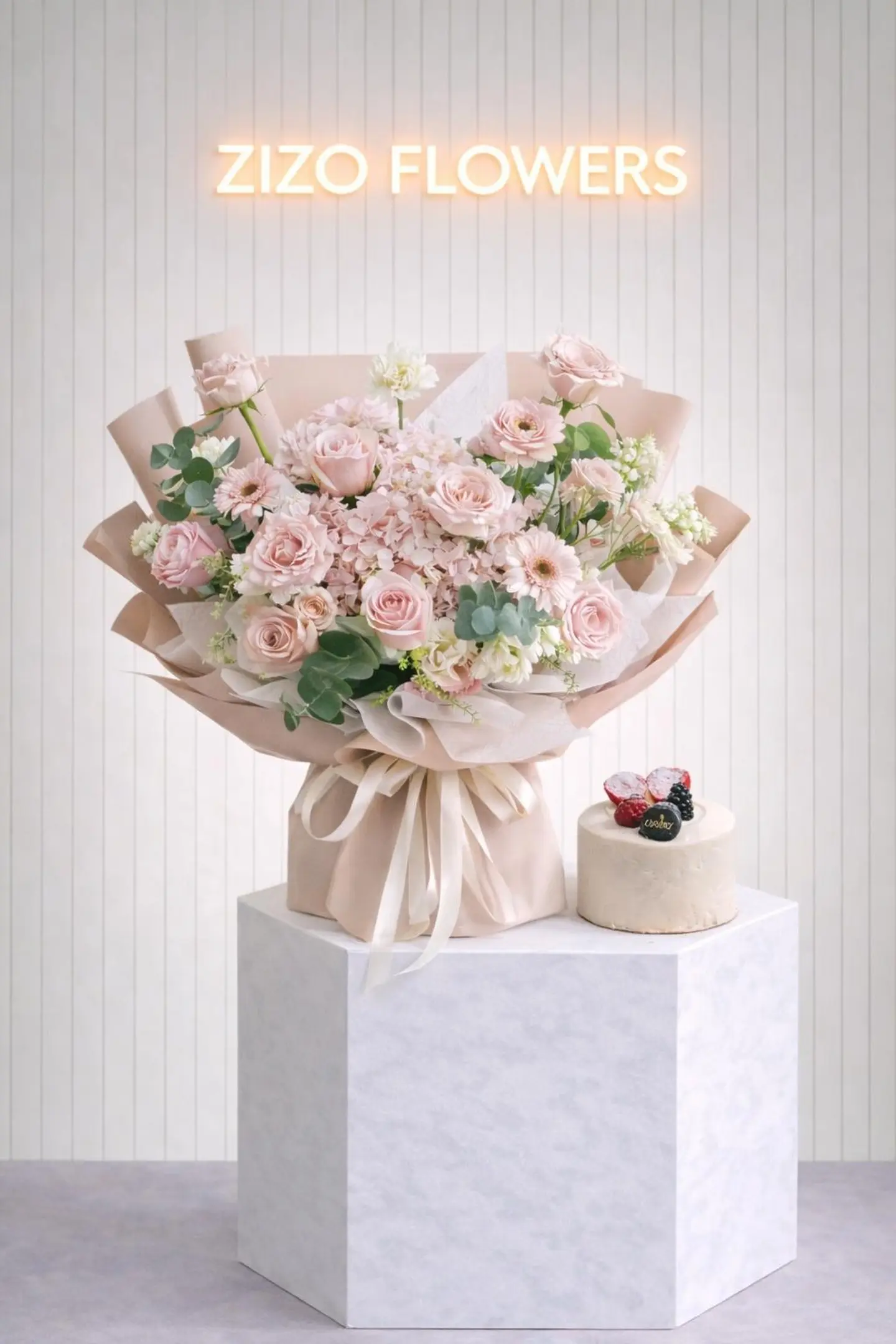 Rose With Kandera Cake 8